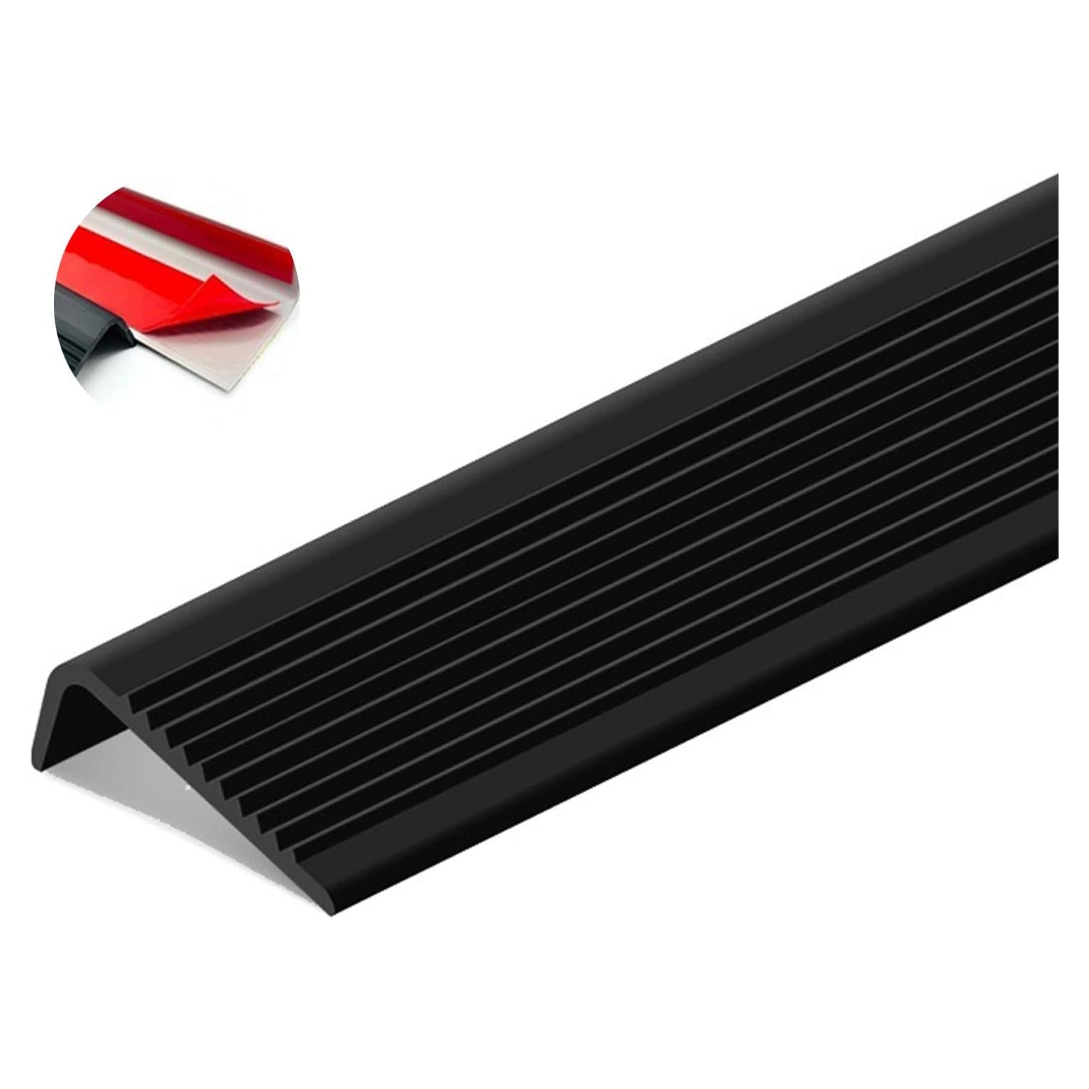 Protector de Borde de Escalera Antideslizante Vakerga 91 cm Negro