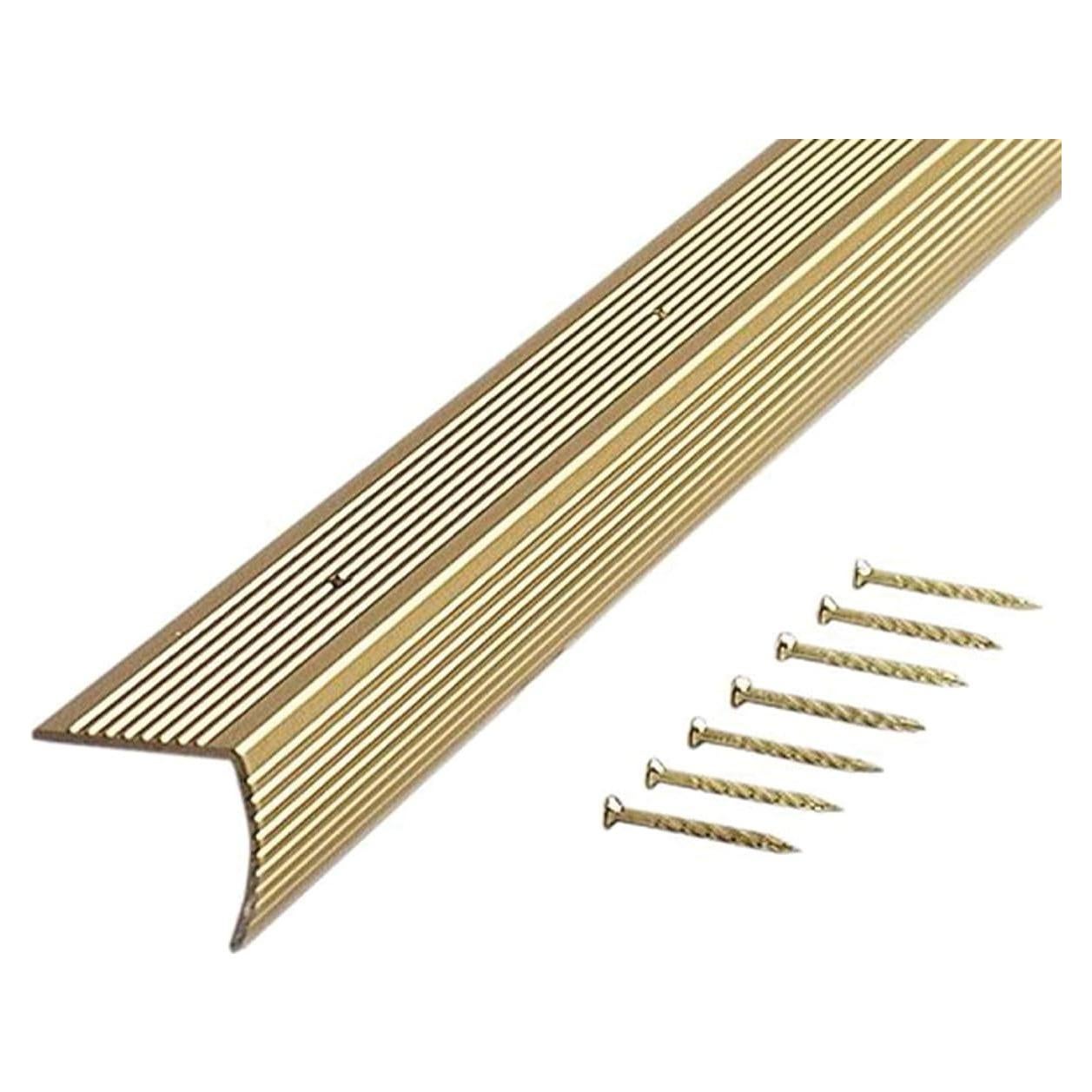 Biselado de Aluminio M-D 1.9cm x 91.4cm Bronce Satinado