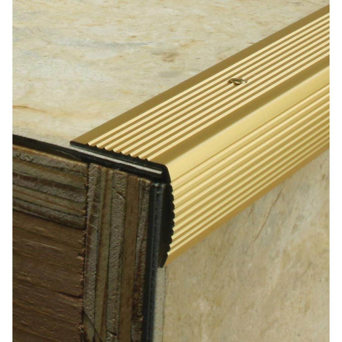 Biselado de Aluminio M-D 1.9cm x 91.4cm Bronce Satinado