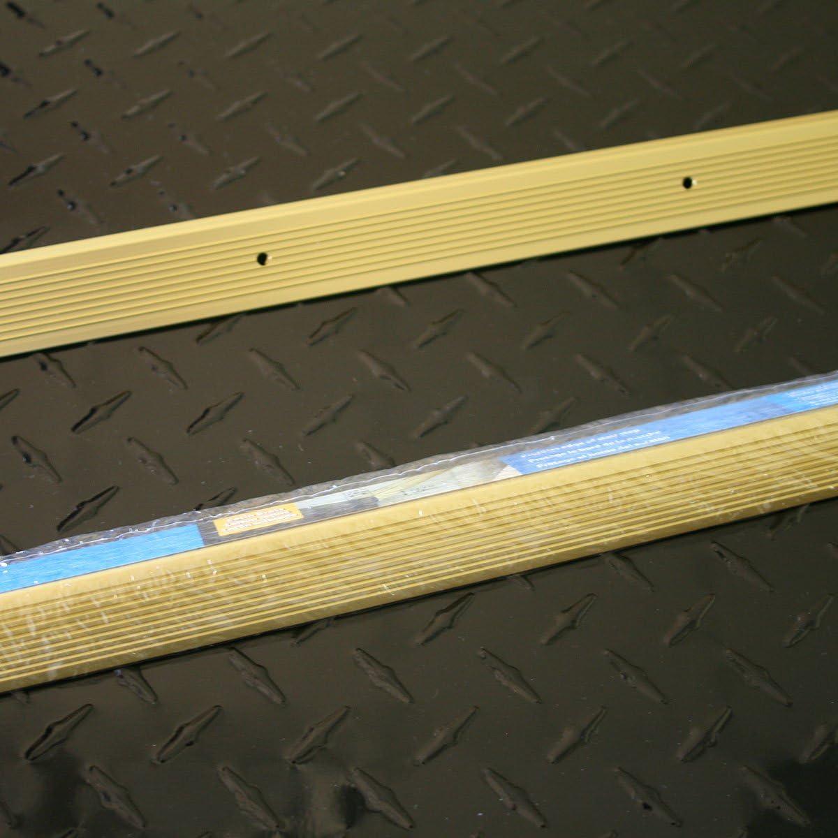 Biselado de Aluminio M-D 1.9cm x 91.4cm Bronce Satinado