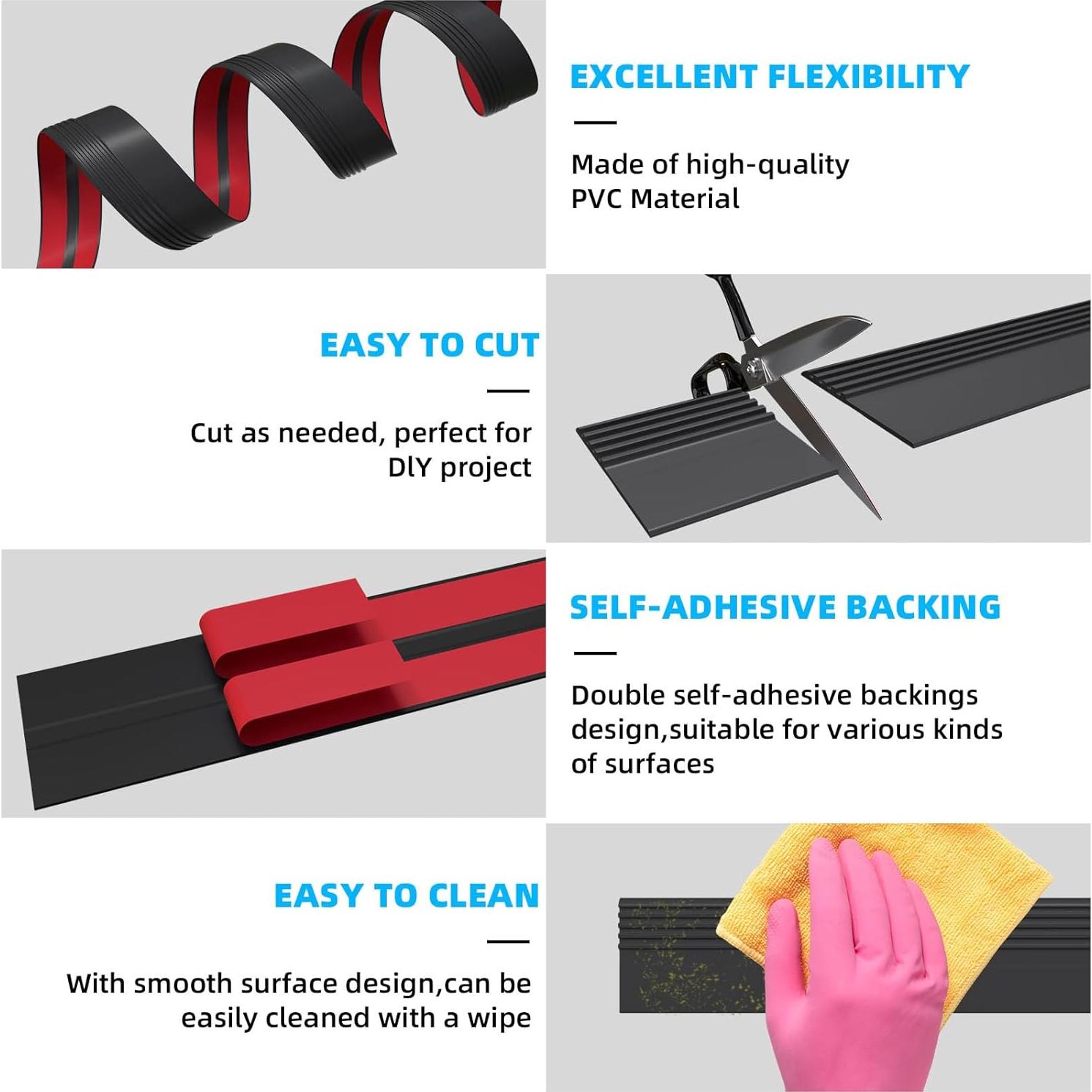 Protector de Borde de Escalera Jaspond 3.05m Antideslizante