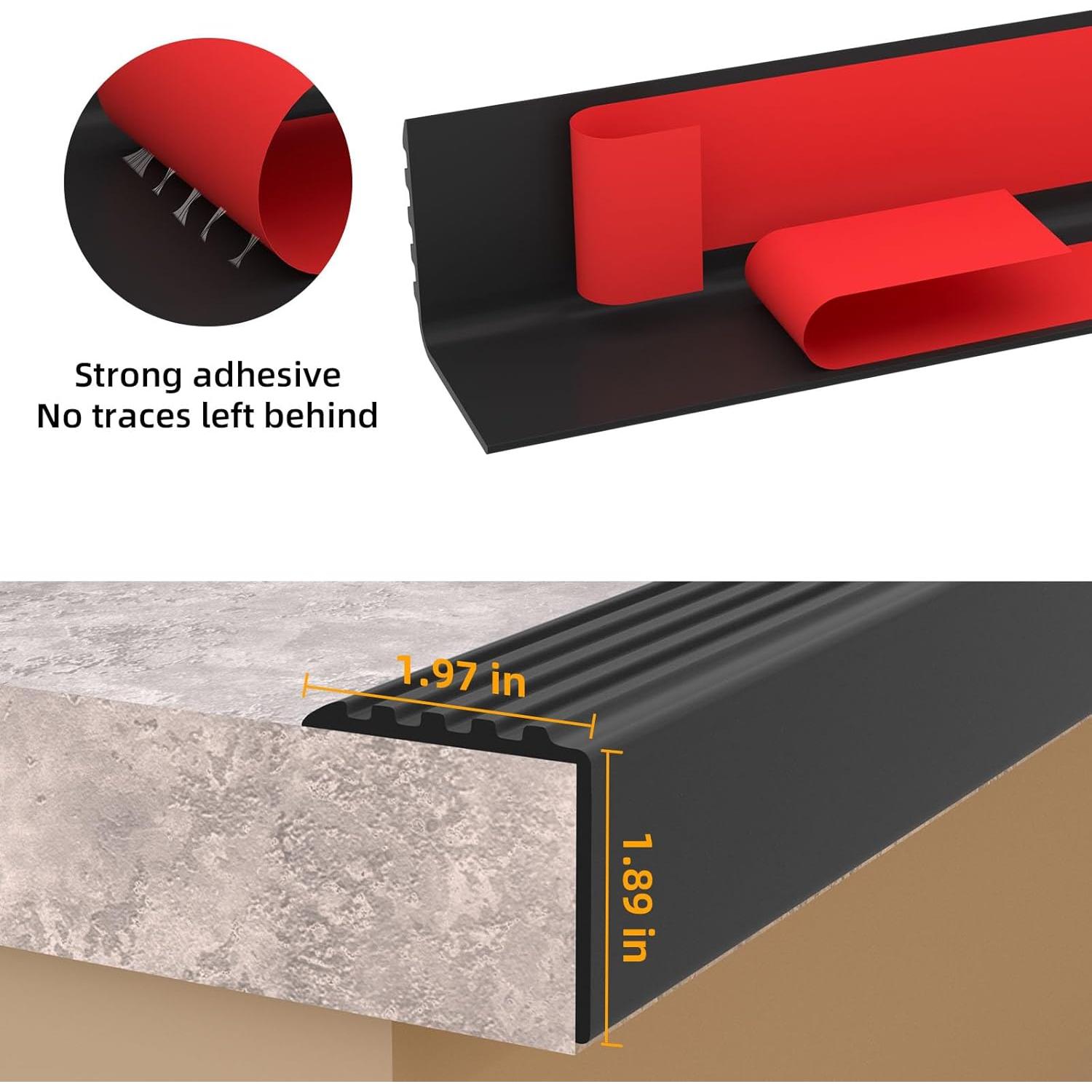 Protector de Borde de Escalera Jaspond 3.05m Antideslizante