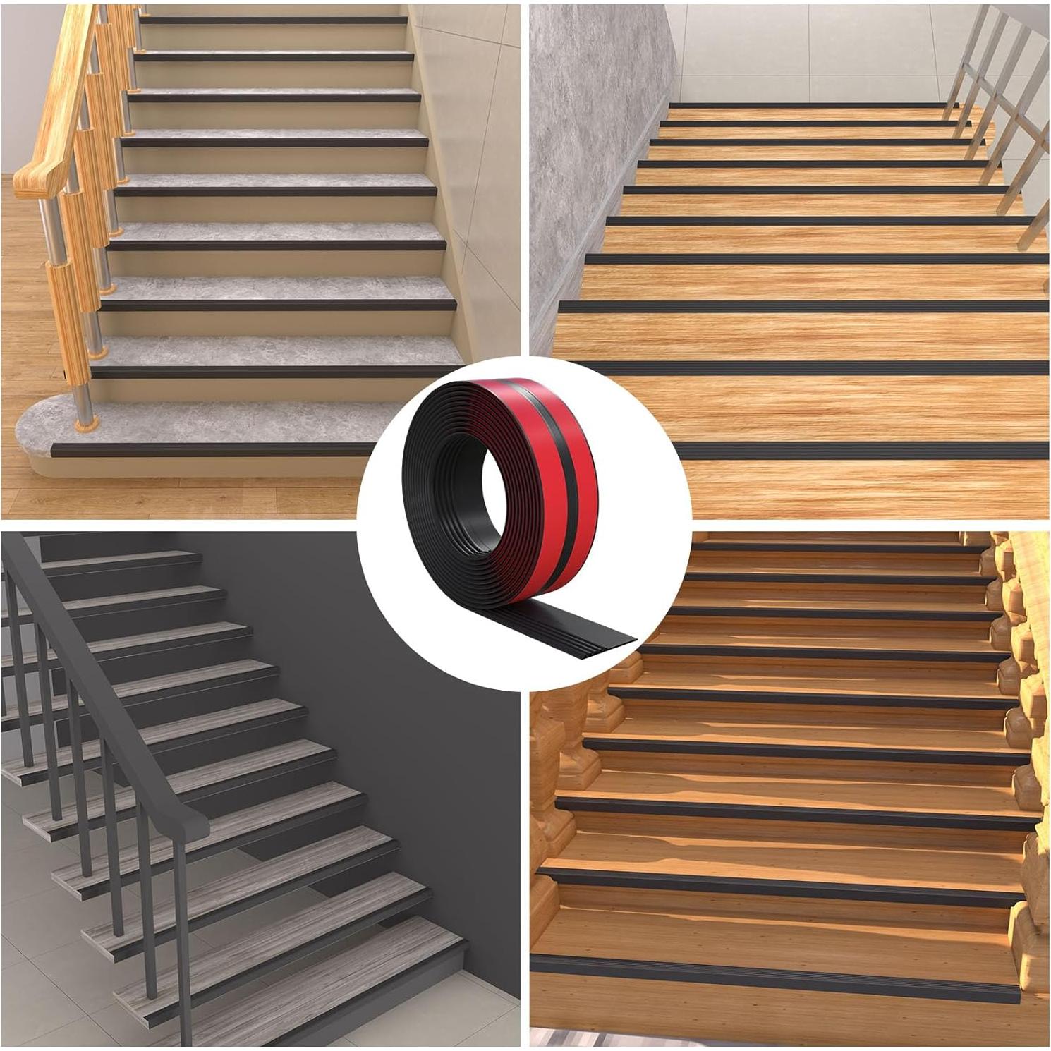 Protector de Borde de Escalera Jaspond 3.05m Antideslizante