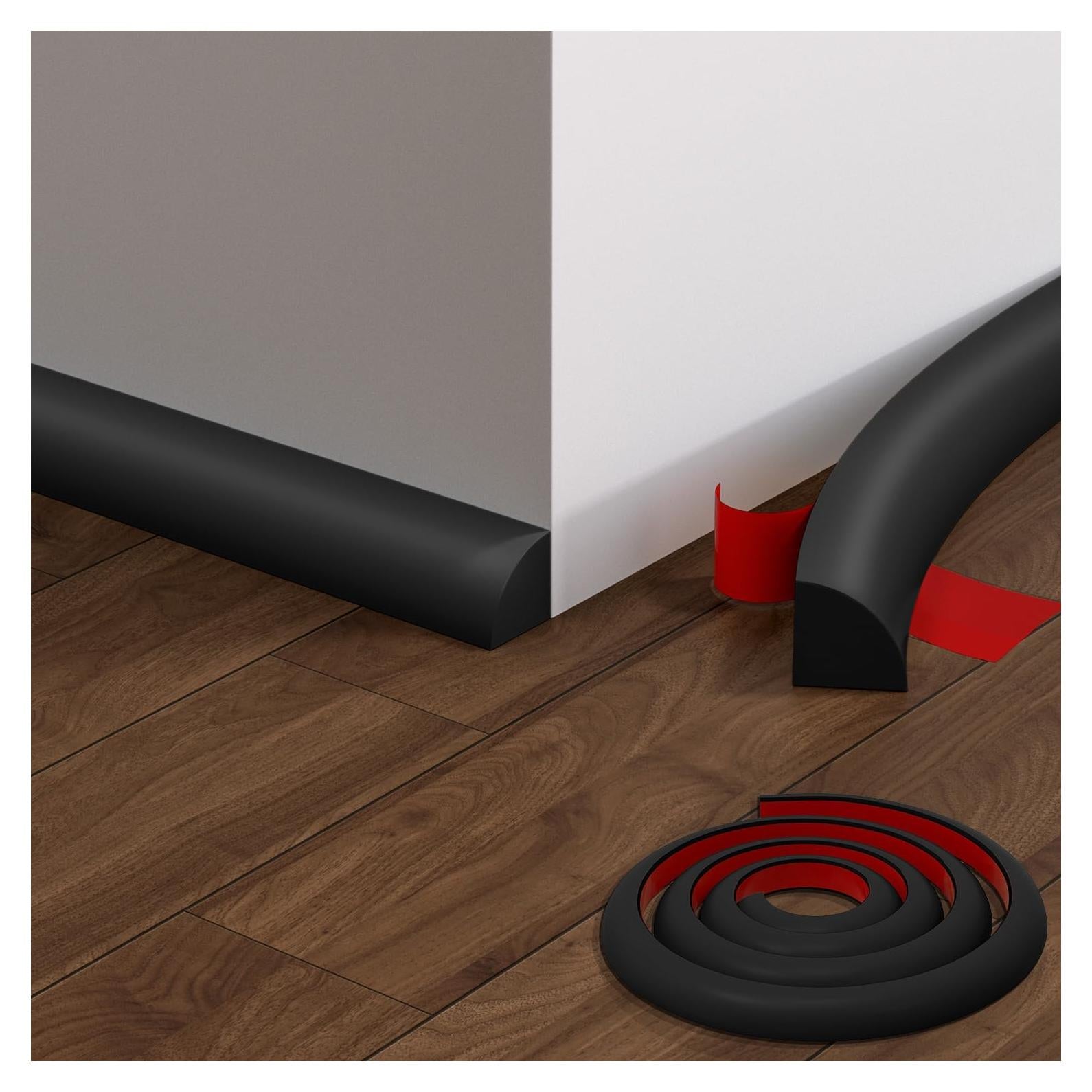 Moldura Flexible Autoadhesiva PATTENGO 401.3 cm Negra