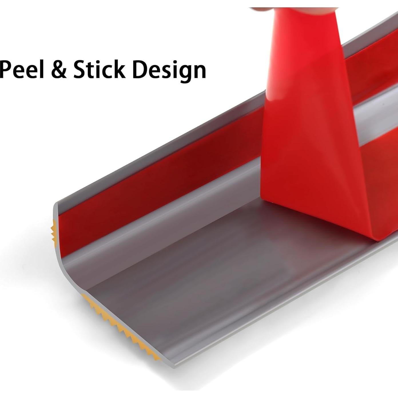 Nosing Antideslizante de Vinilo Trimold 5m Negro para Escaleras