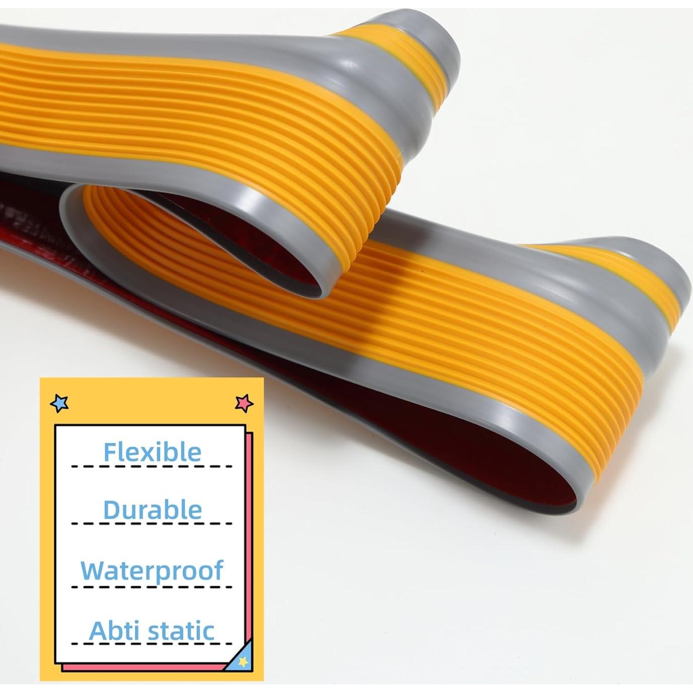 Nosing Antideslizante de Vinilo Trimold 5m Negro para Escaleras