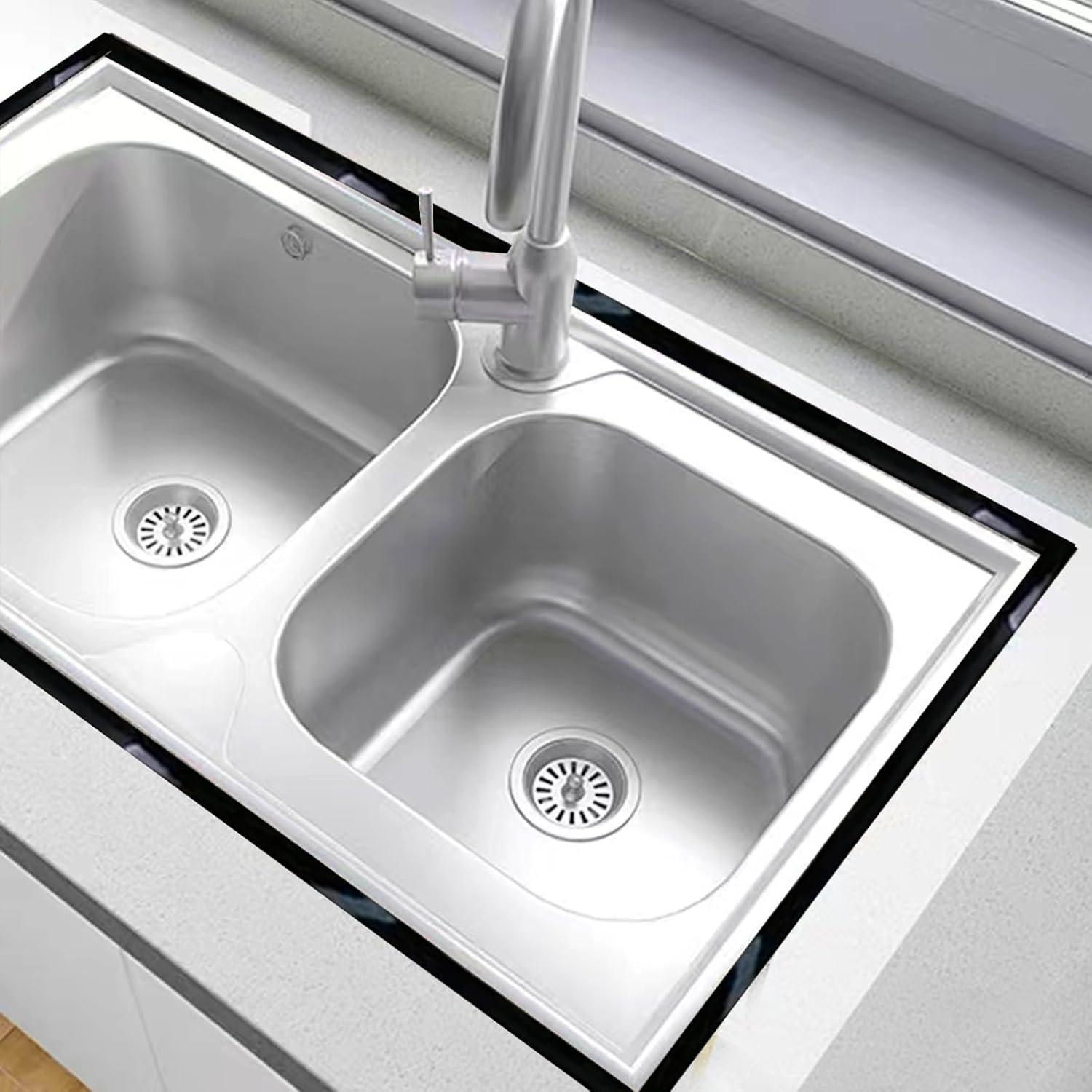 Tira de Moldura de Calafateo Flexible WSIWZAI 6m Negro