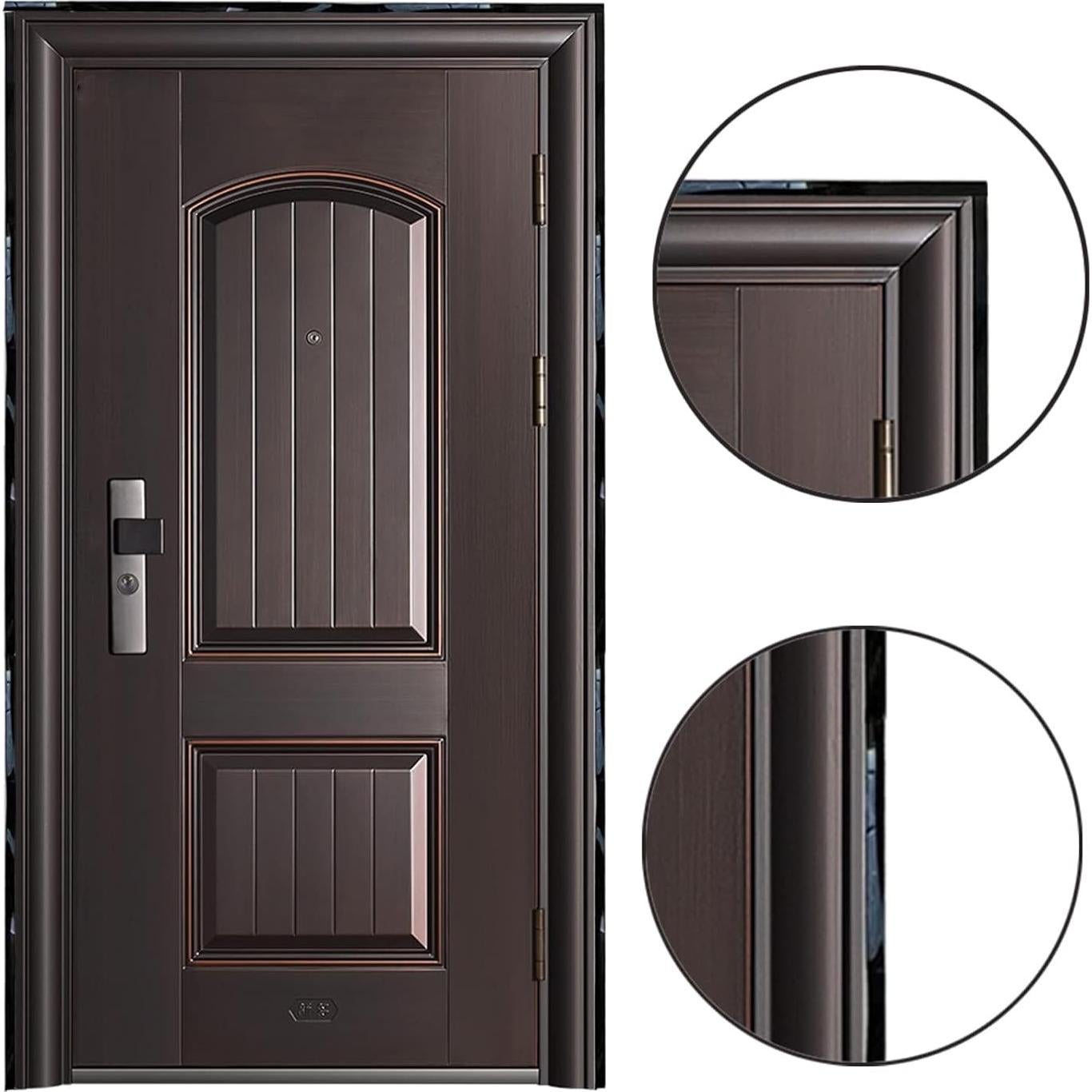 Tira de Moldura de Calafateo Flexible WSIWZAI 6m Negro