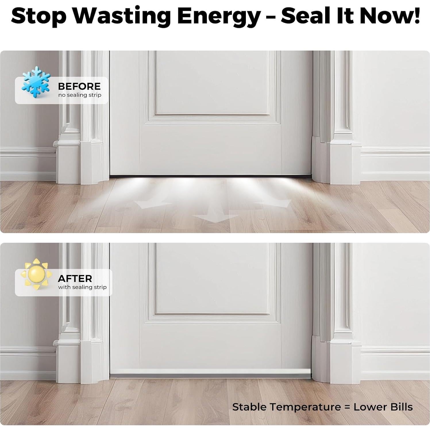 Tira de Sellado de Silicona Sencico 5.03m Transparente 35mm