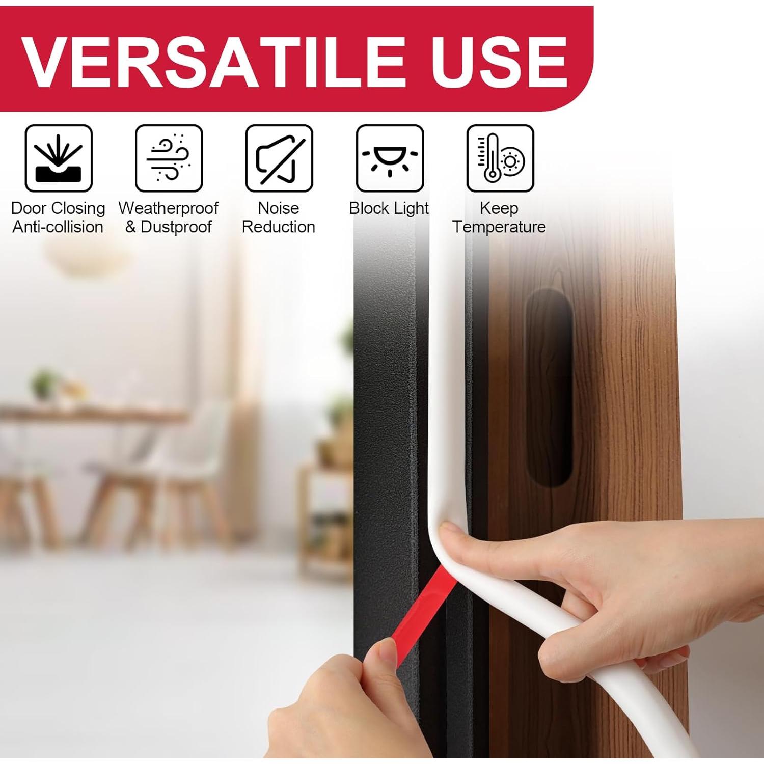 Tira de Sellado de Puerta Benory 6m Silicona Autoadhesiva