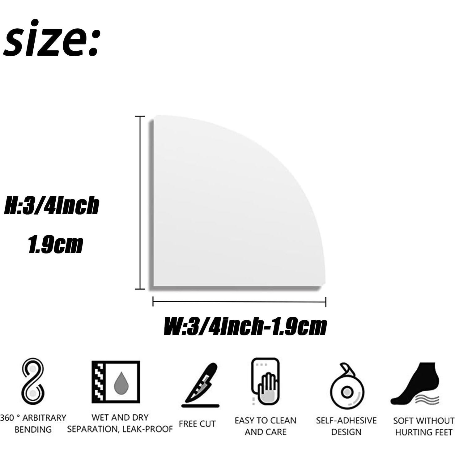 Moldura Flexible Autoadhesiva Ynotus 401.3cm Blanco para Esquinas
