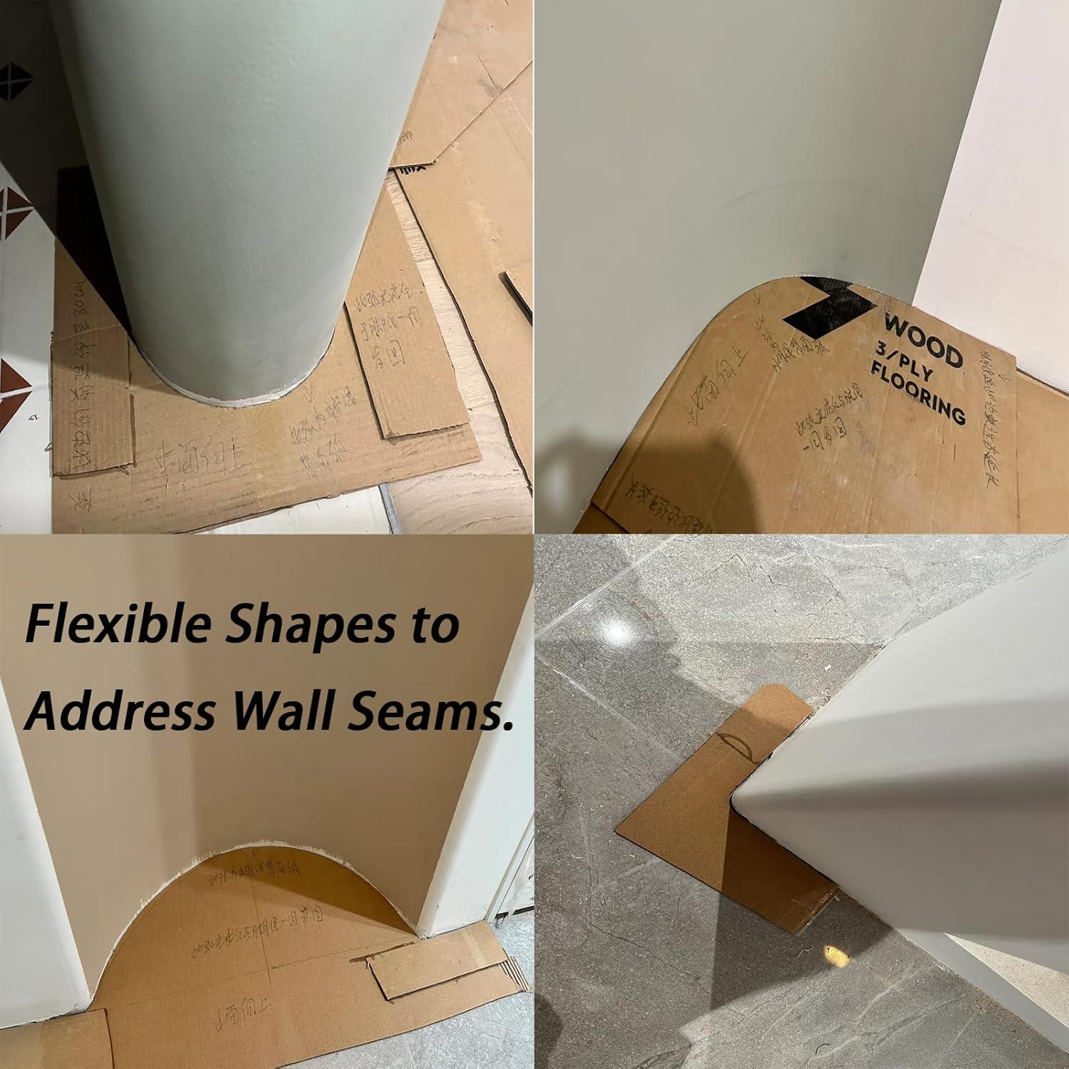 Moldura Flexible Autoadhesiva Ynotus 401.3cm Blanco para Esquinas