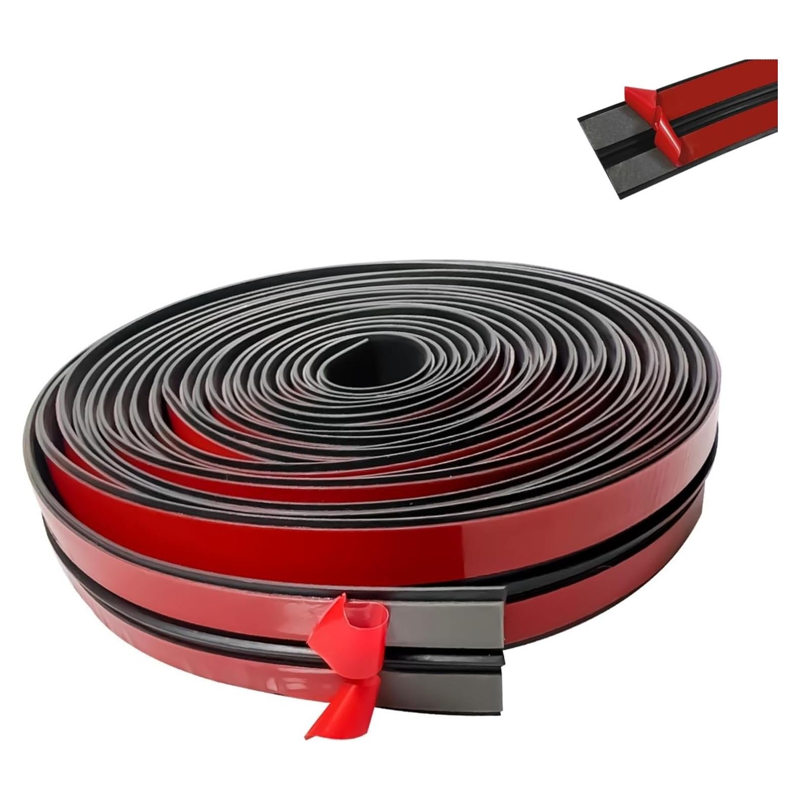 Tira de Sellado de Goma FengleAuto 5m x 30mm para Parabrisas