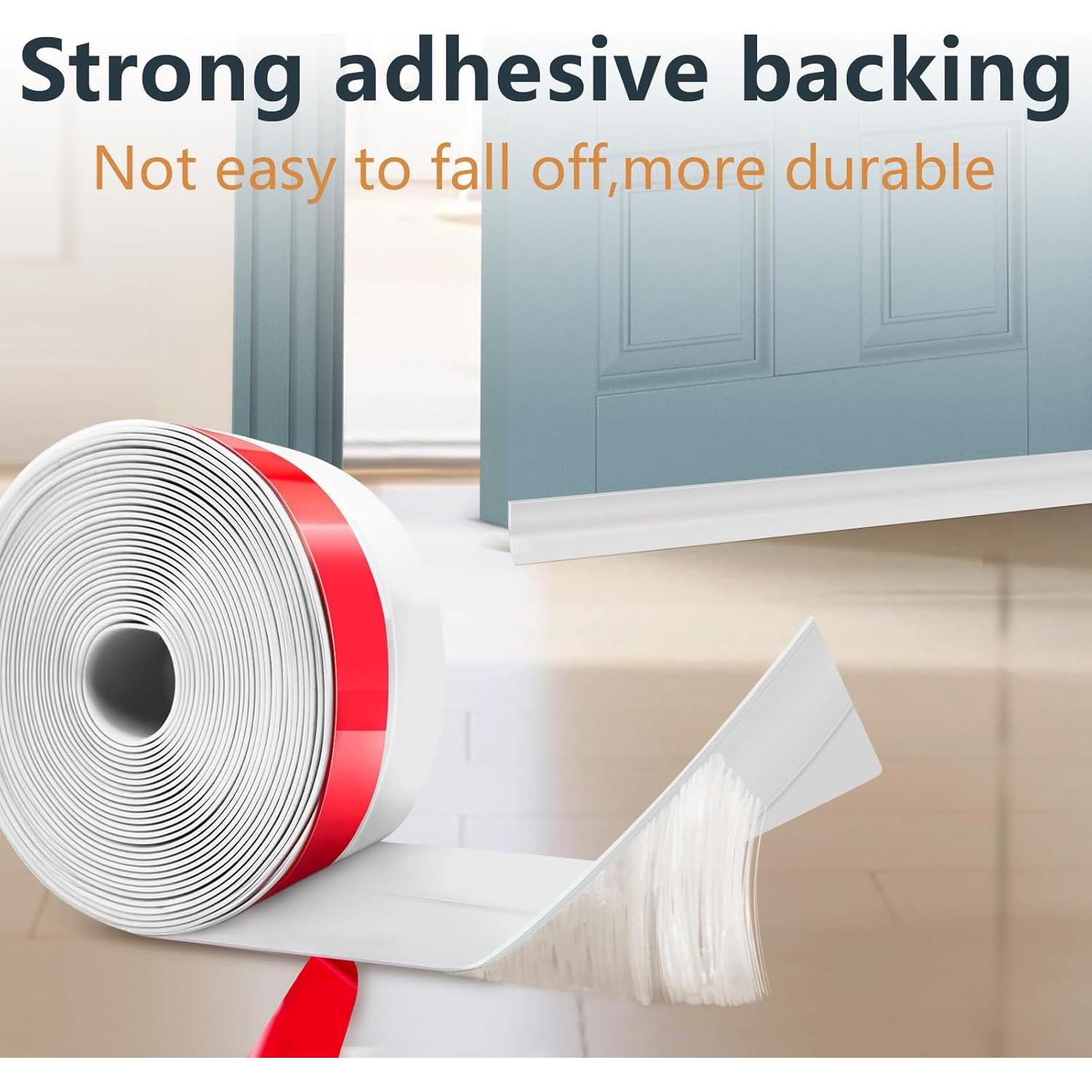 Sellado de Puerta de Silicona Bruiefpap 5.08 cm x 6.1 m Transparente