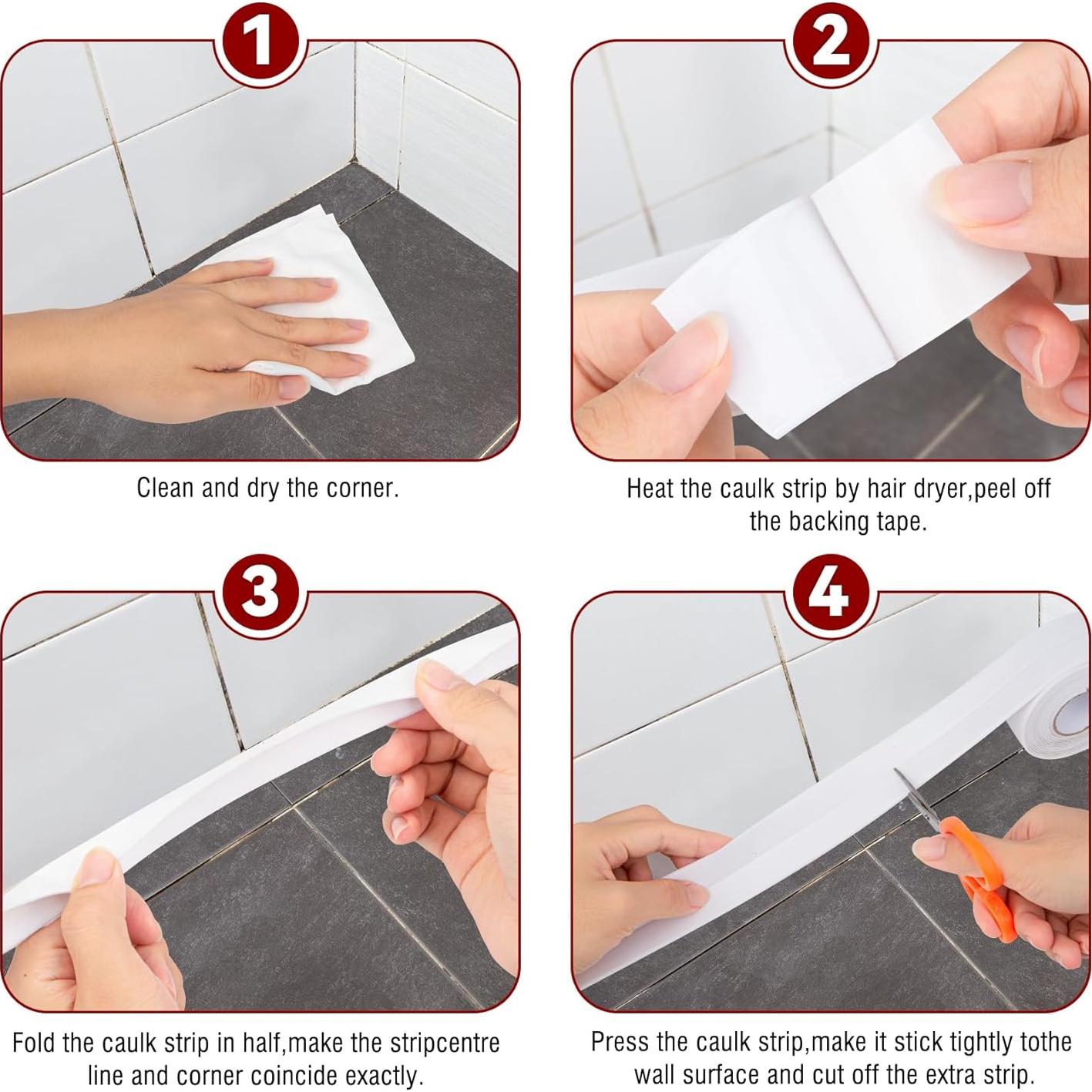 Cinta de Calafateo Impermeable COADOW 3.81 cm x 3.2 m