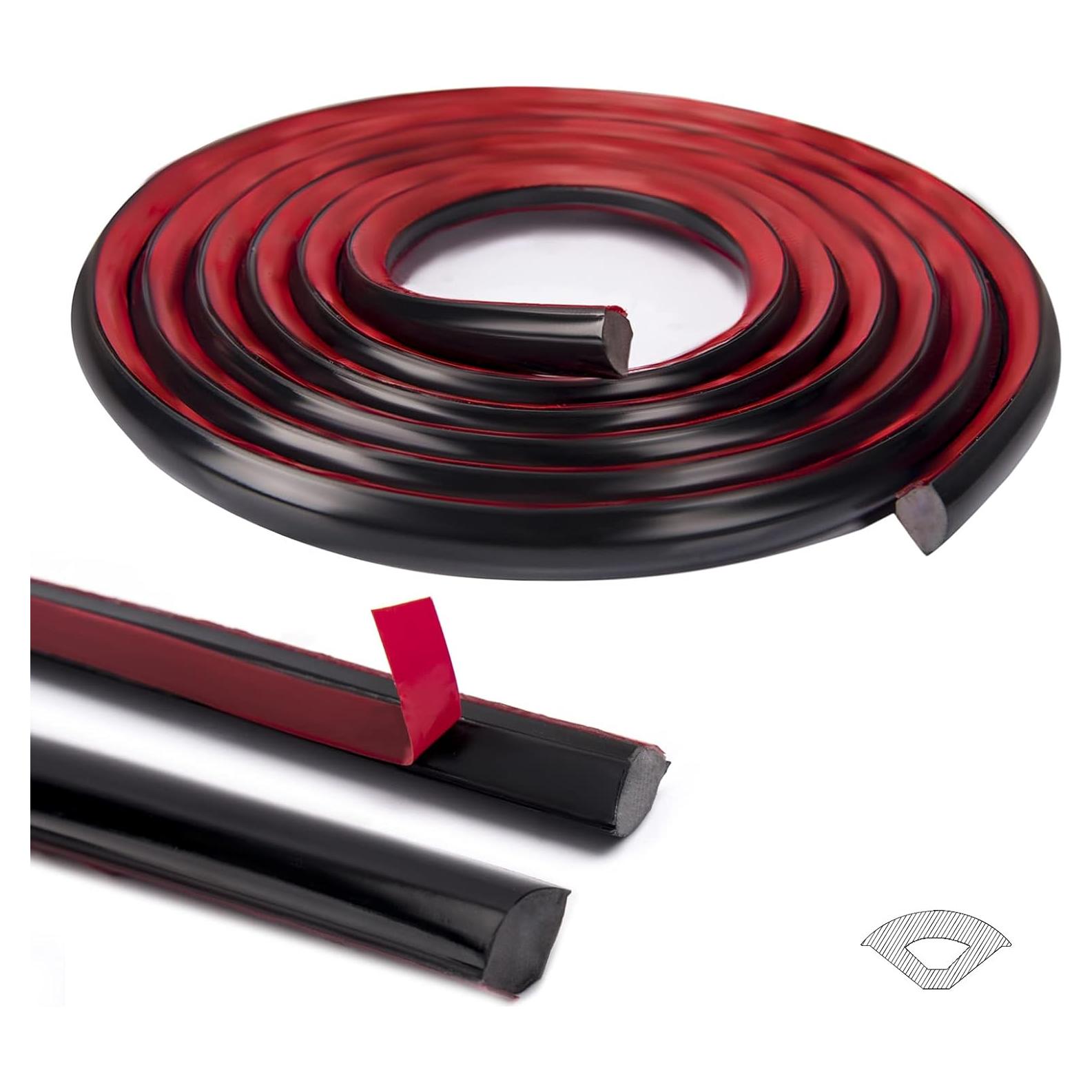 Tira Flexible Autoadhesiva Art3d 3.05m para Azulejos Negro