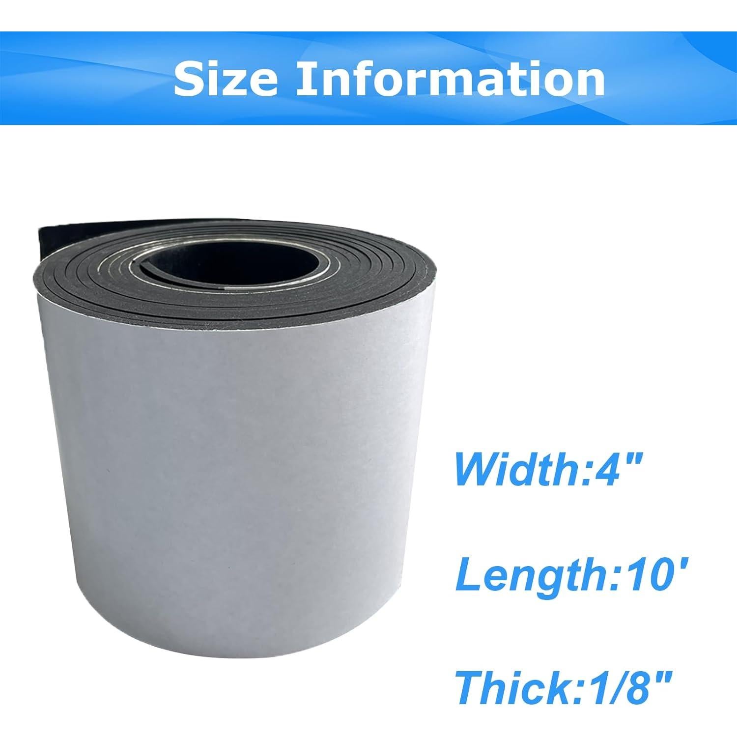 Tira de goma adhesiva SUCOHANS 4x3m 1/8" para bricolaje