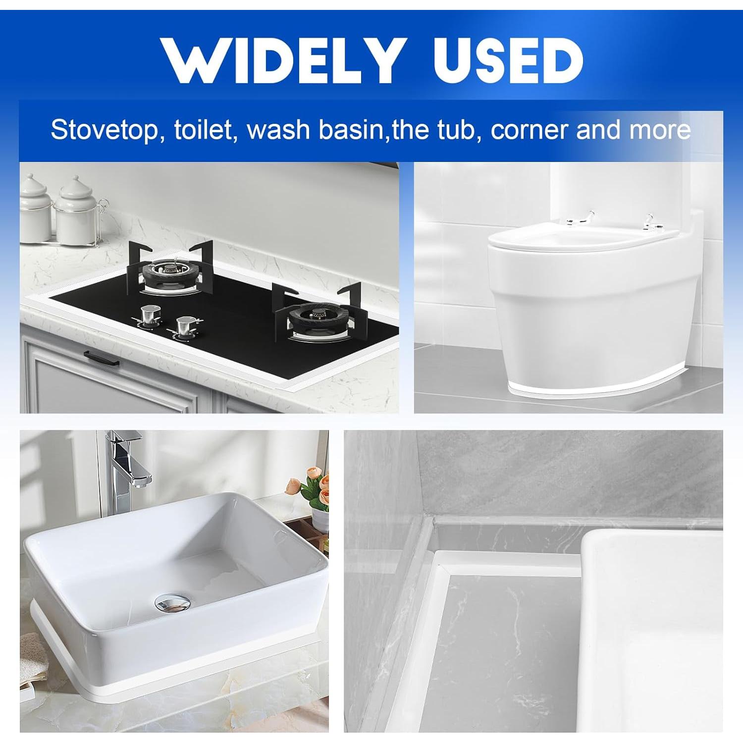 Cinta de Calafateo Blanca ESRICH 5 Rollos 3.81 cm x 3.05 m