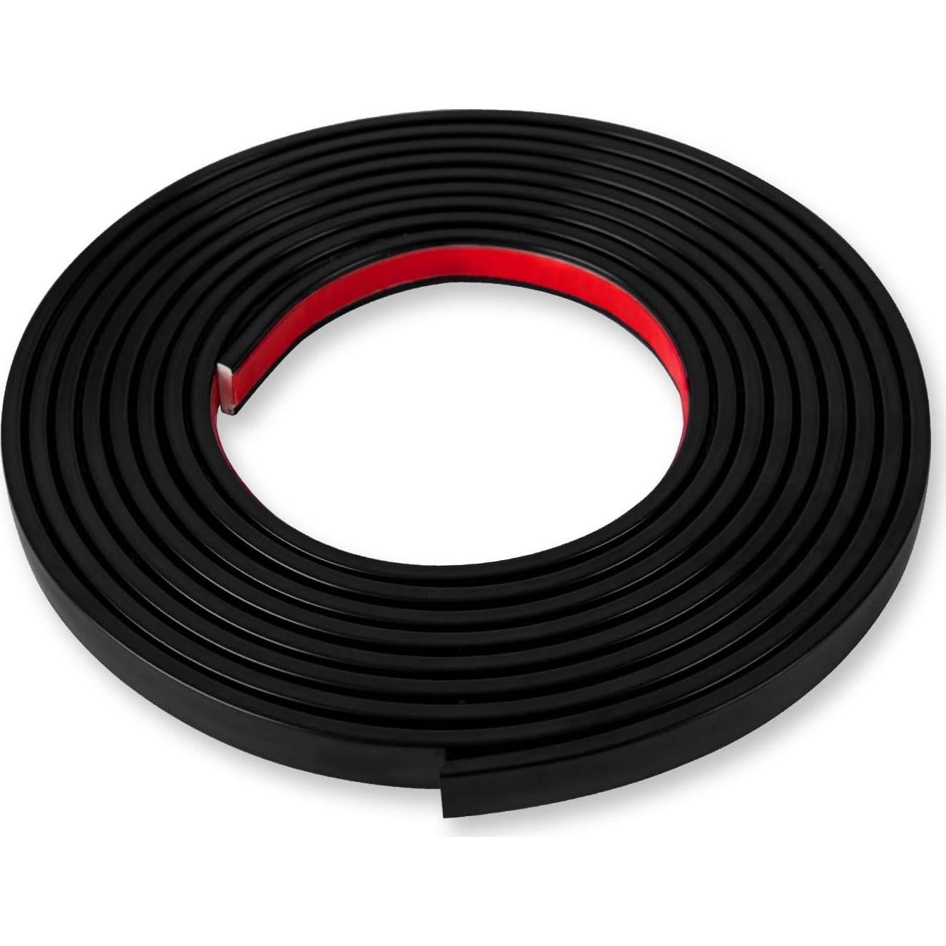 Moldura Autoadhesiva LONGKING 3m PVC Negro para Azulejos