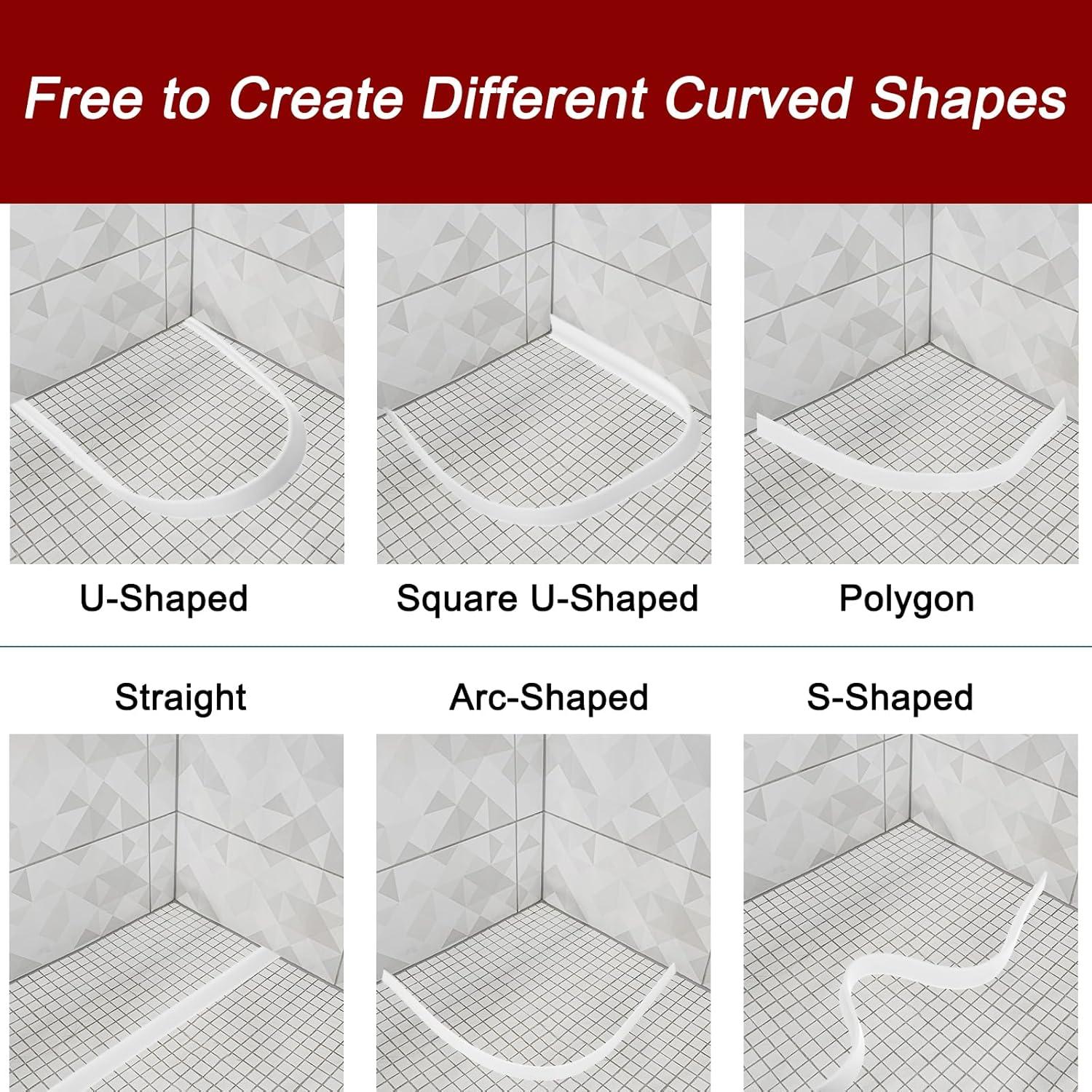 Moldura Flexible de Silicona 300 cm uxcell Marrón para Baño y Cocina