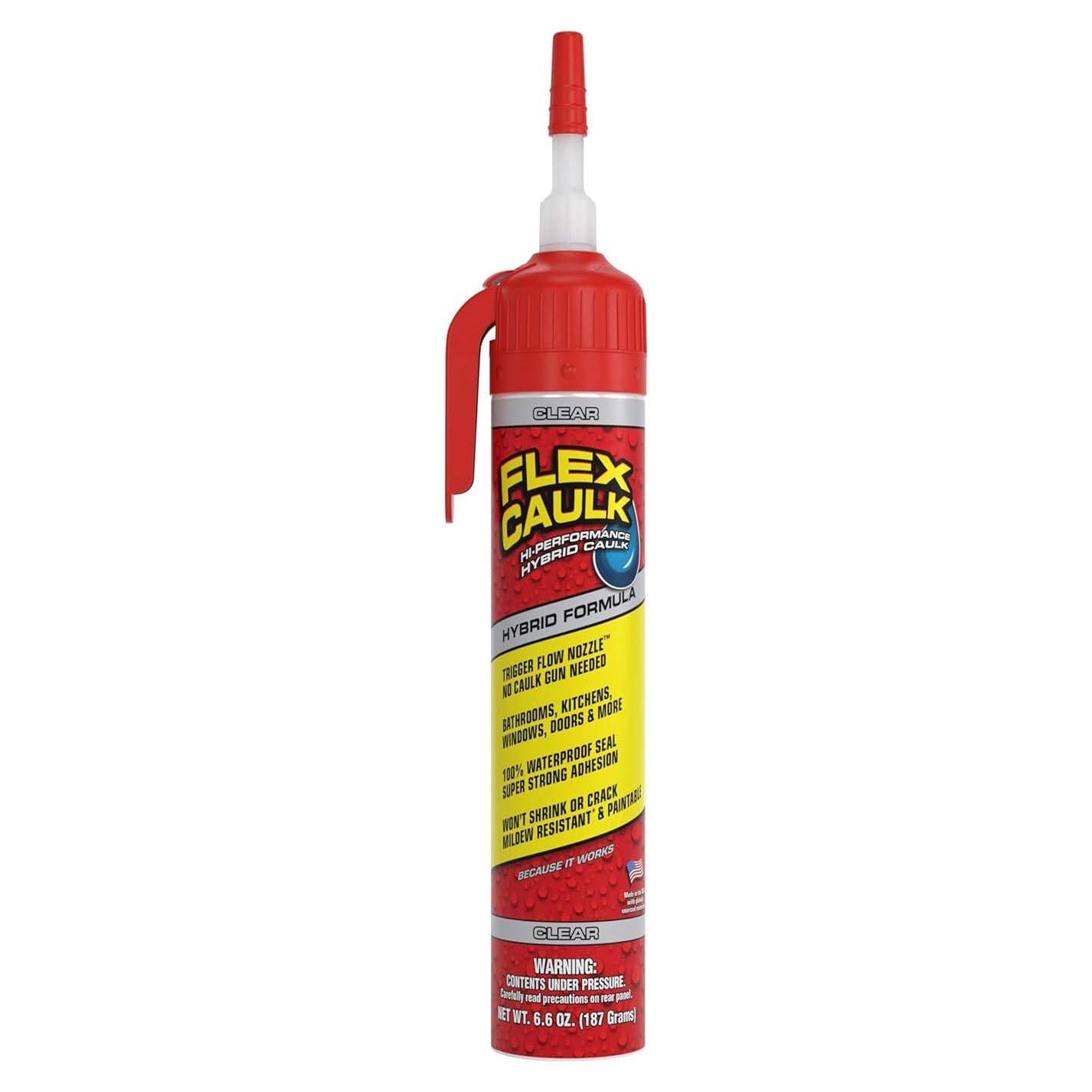Sellador Flex Caulk Híbrido Polimérico Transparente 186 g