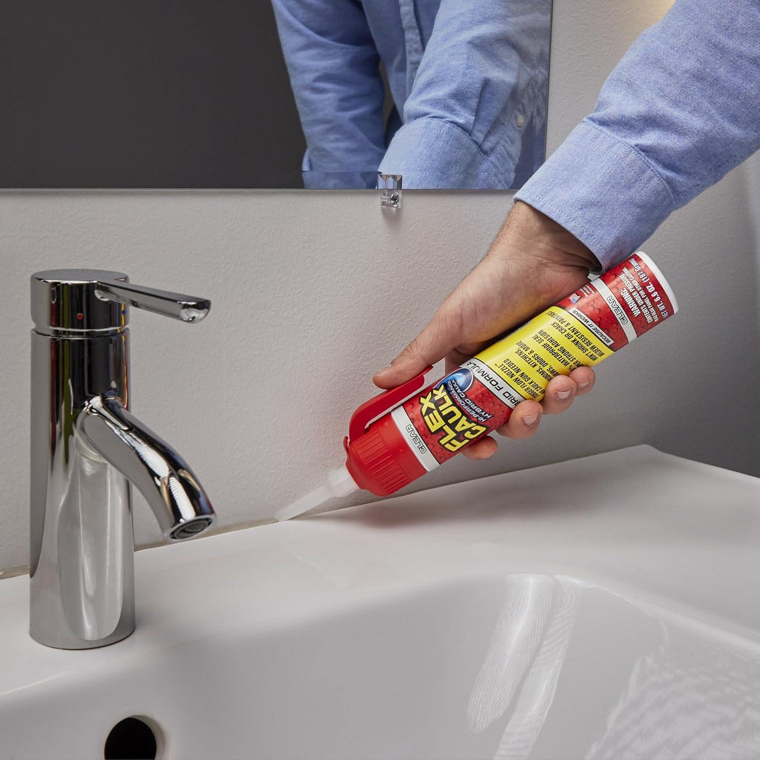 Sellador Flex Caulk Híbrido Polimérico Transparente 186 g