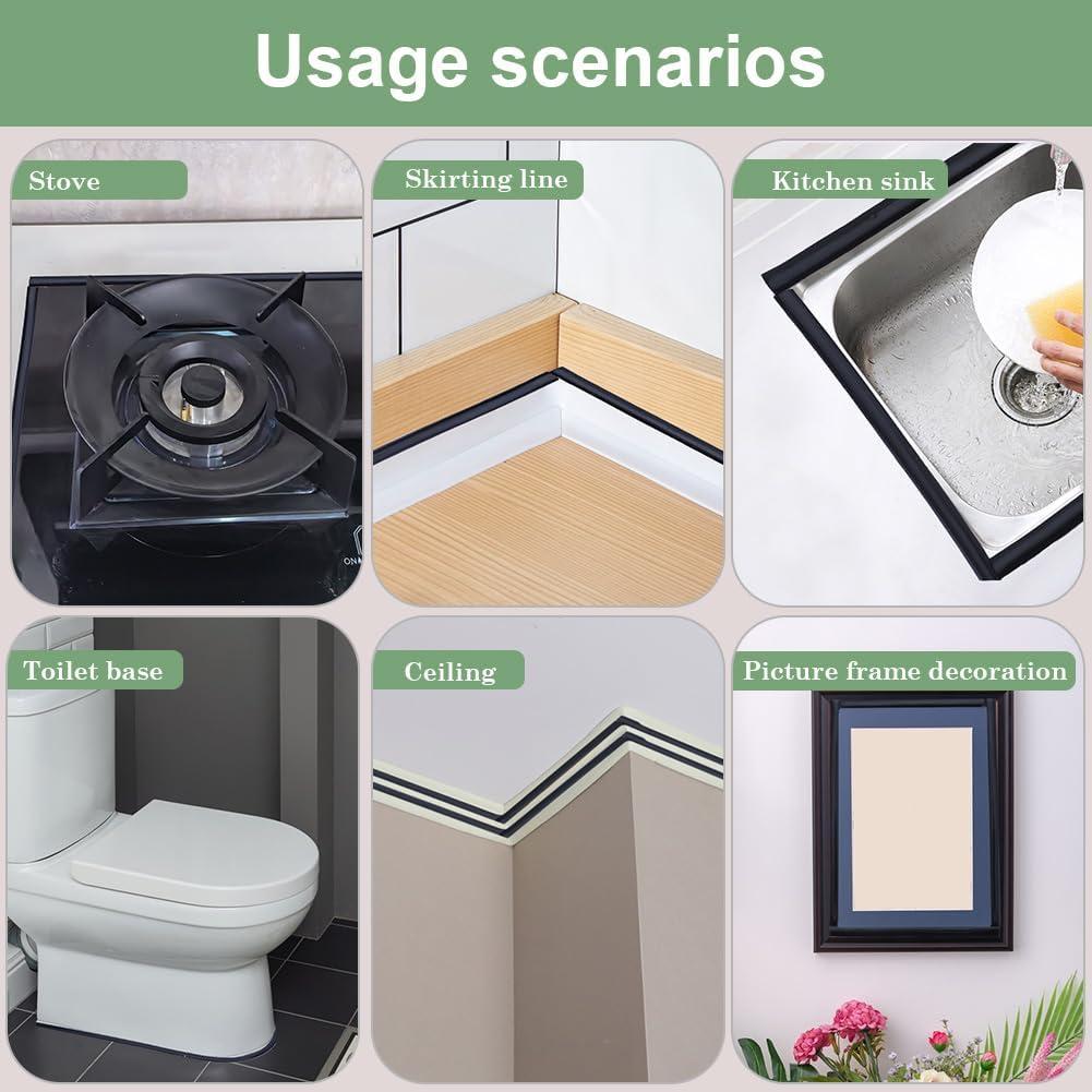 Cinta de Sellado Autoadhesiva GORGECRAFT 6m Negra PVC