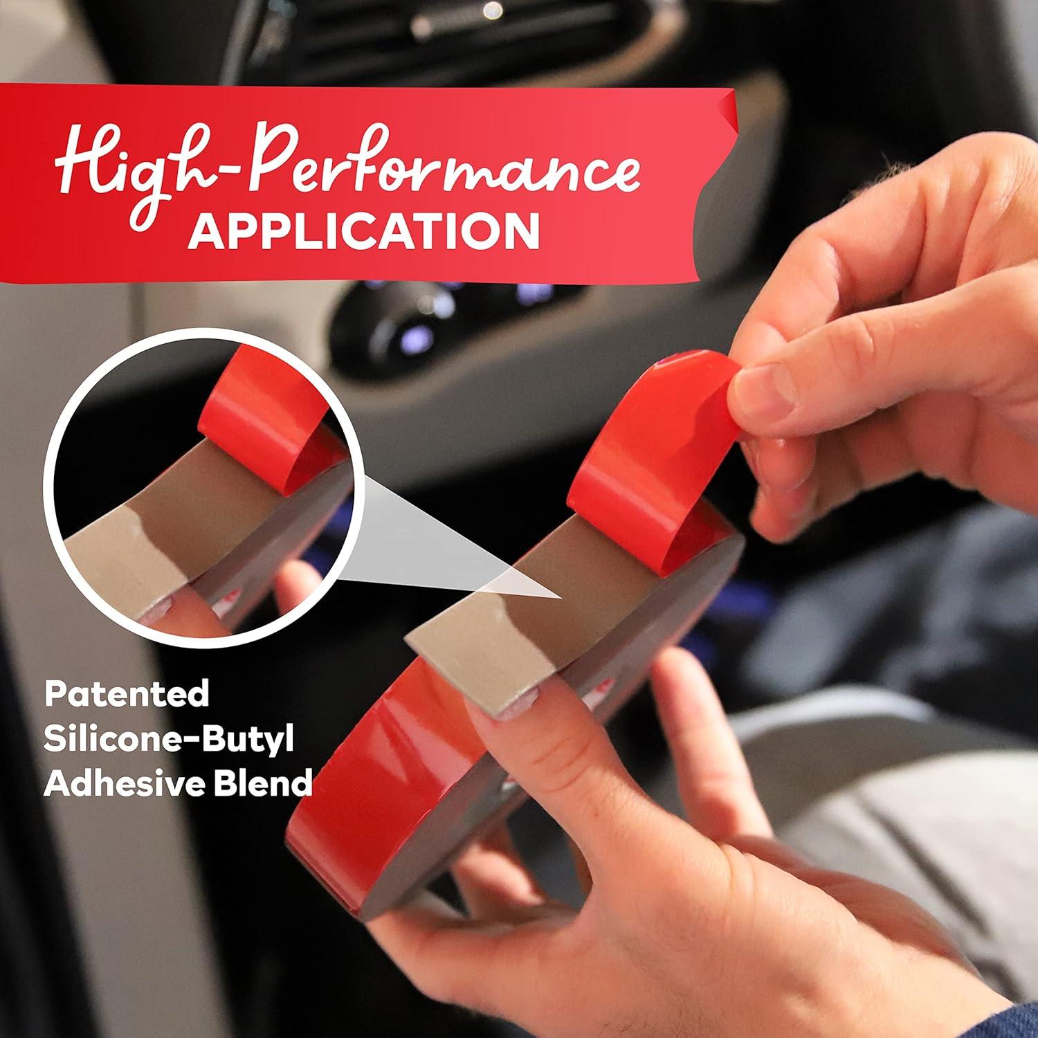 Cinta de Moldeo Automotriz XFasten 1.27 cm x 9.14 m Doble Cara