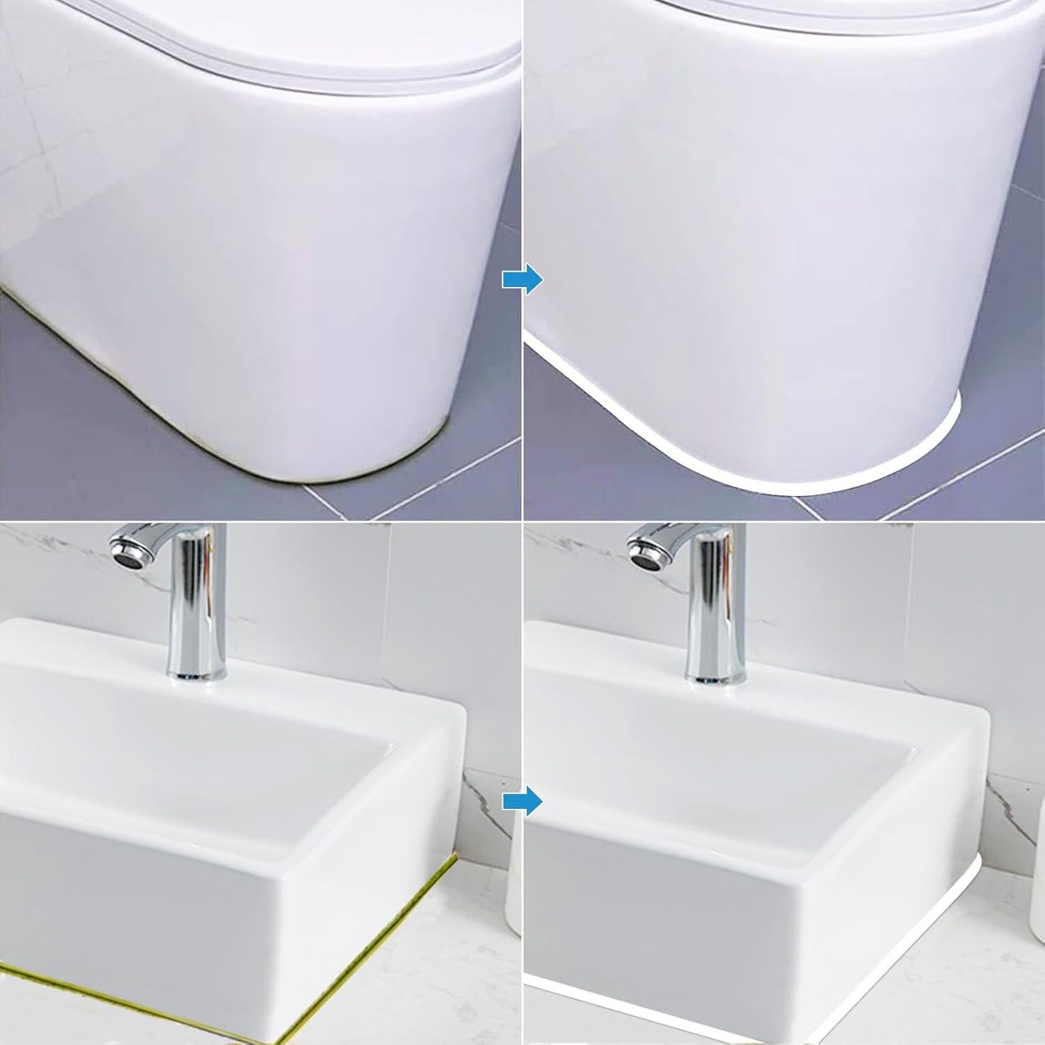 Moldura de Techo Autoadhesiva WSIWZAI 12.8cm Blanco Flexible