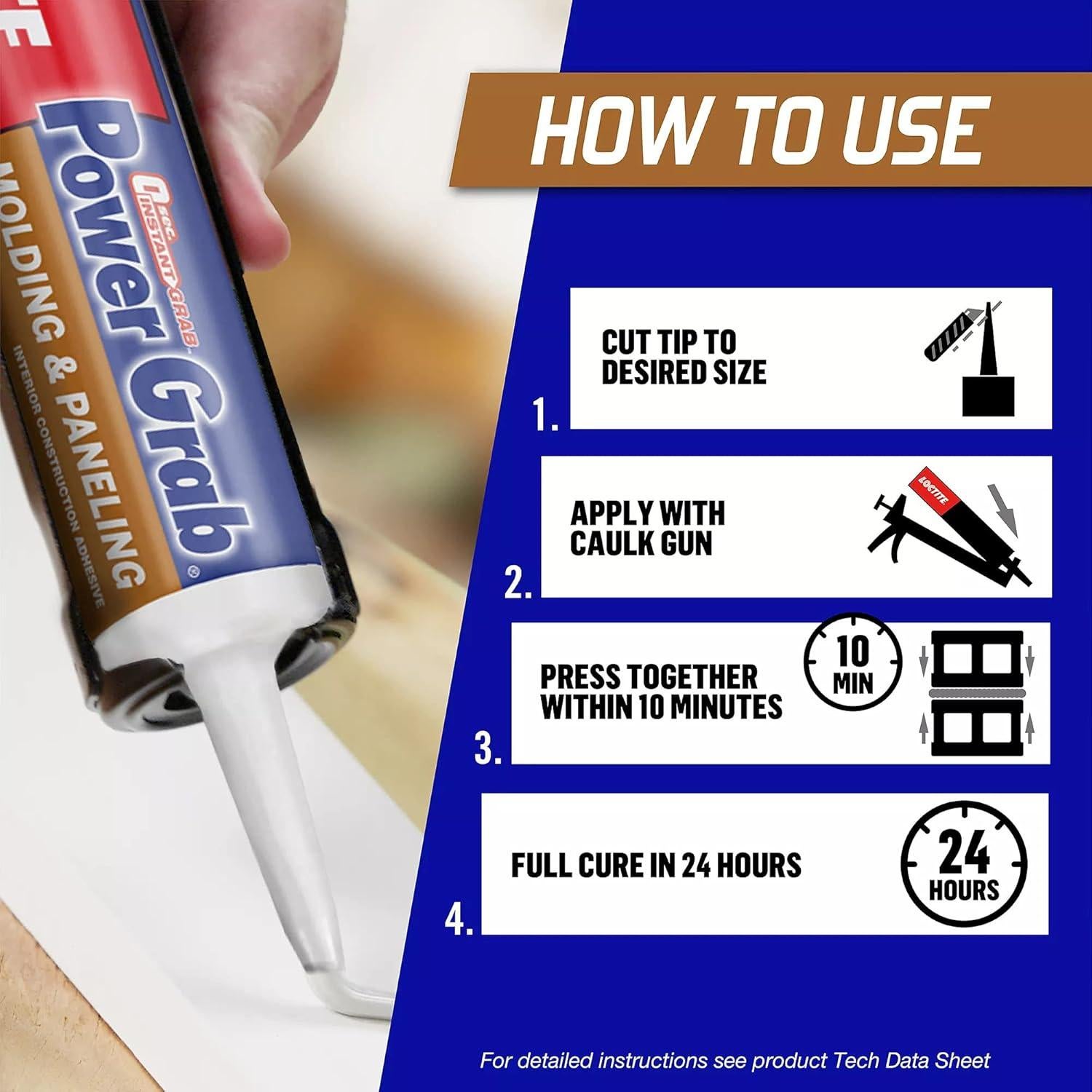 Loctite Power Grab Express Adhesivo para Molduras 266 ml