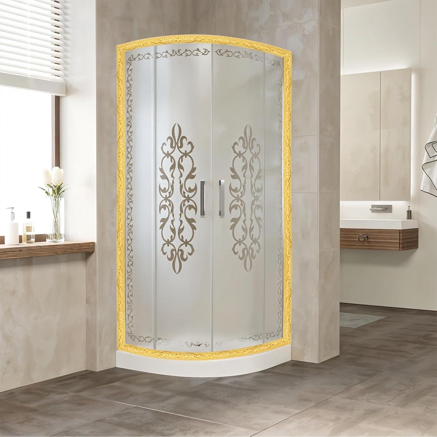 Moldura Flexible Autoadhesiva Mekueeex 5m PVC Oro 3.81cm