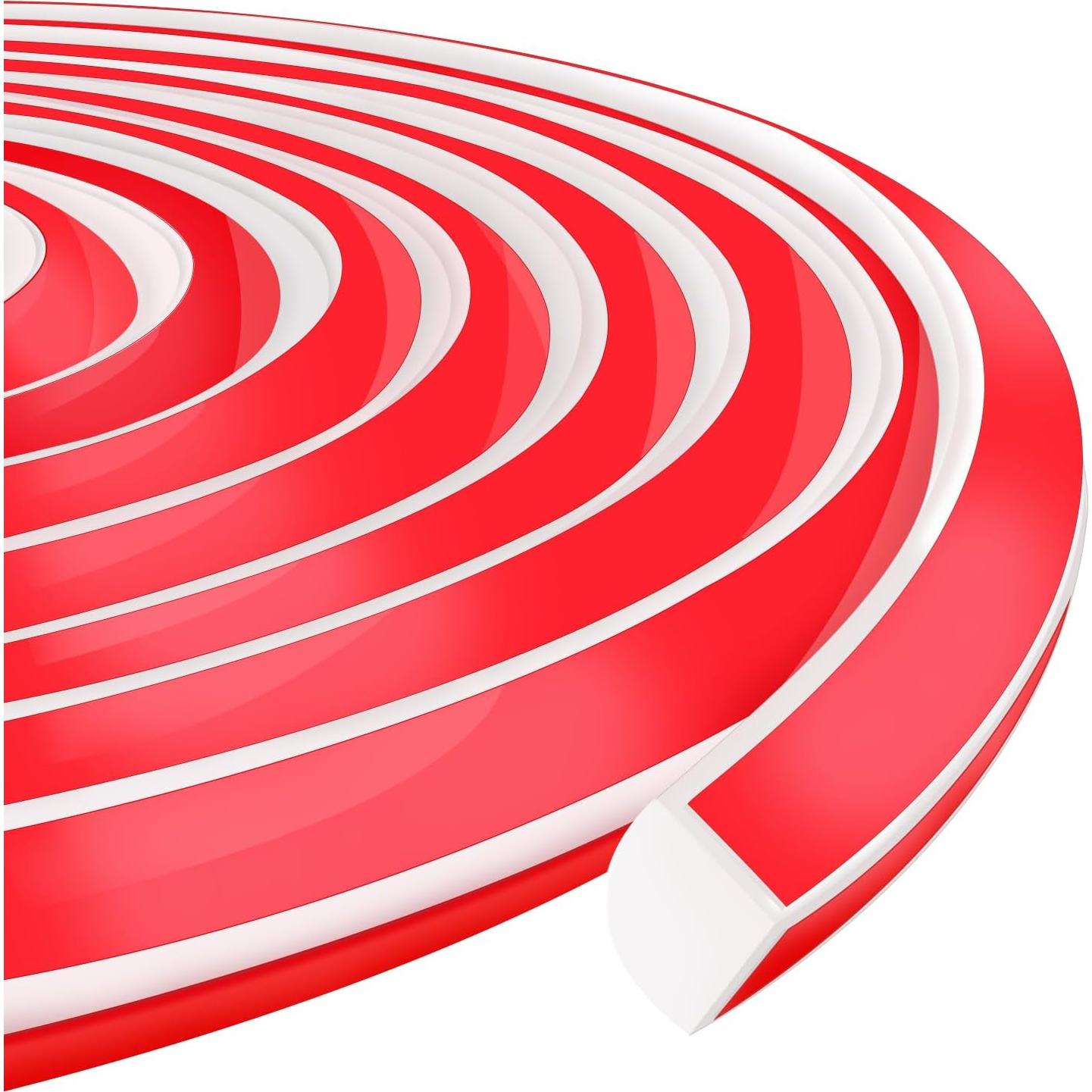 Tira de Sellado Flexible Autoadhesiva WOLAIYE 3m Blanca