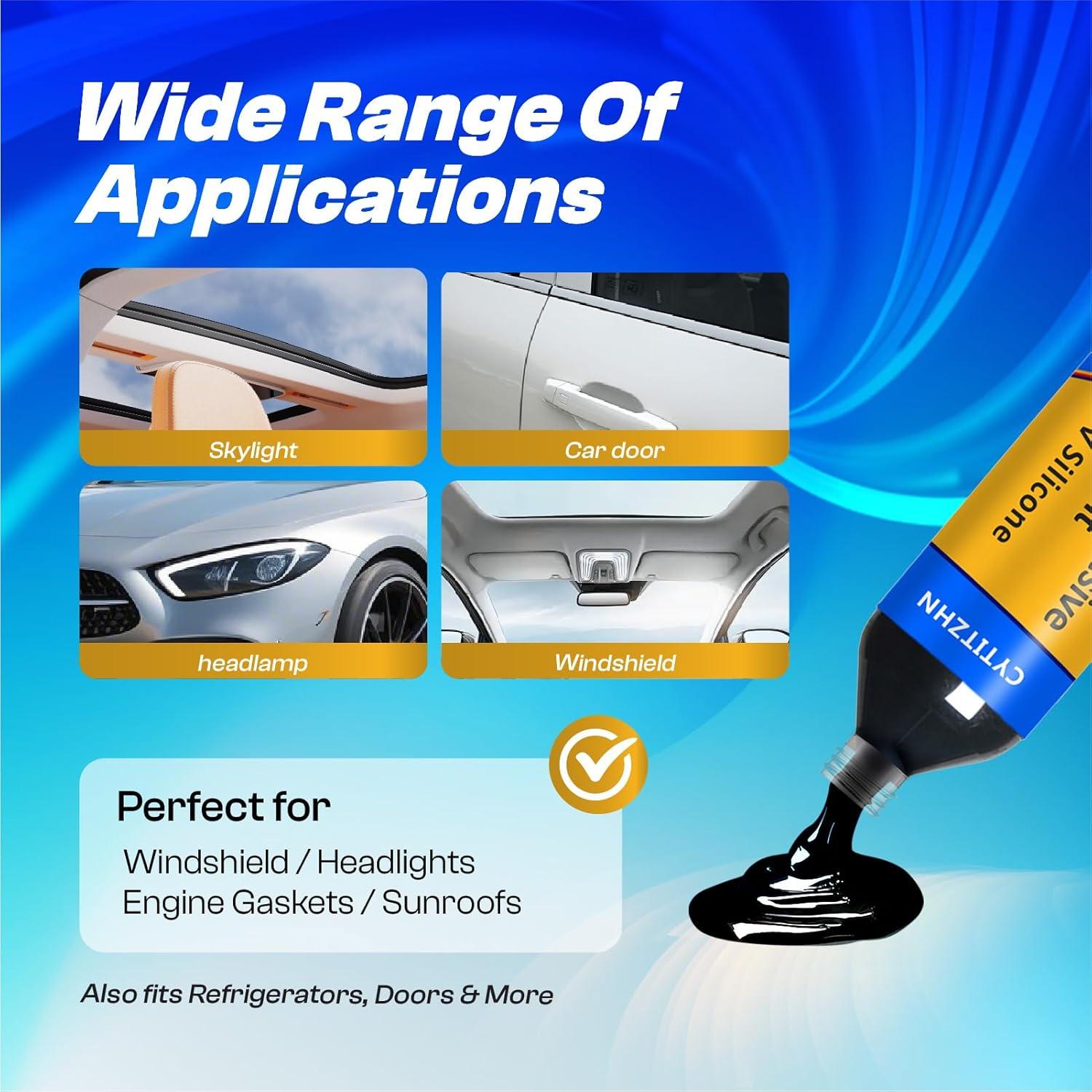 Sellador Adhesivo de Silicona RTV CYTITZHN 30g Negro Impermeable