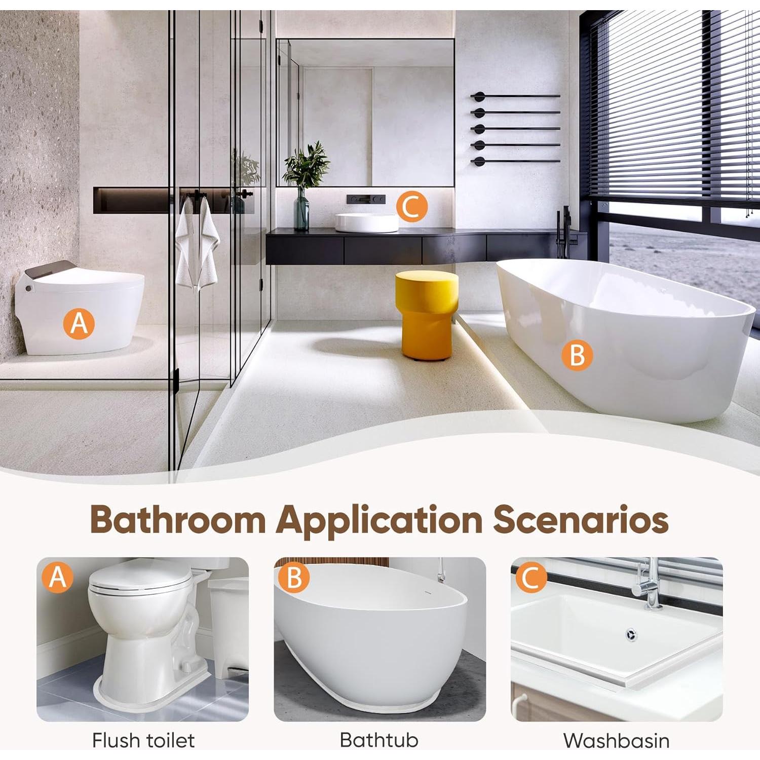 Cinta de Calafateo Autoadhesiva Blanca Effectlife 4 Rollos