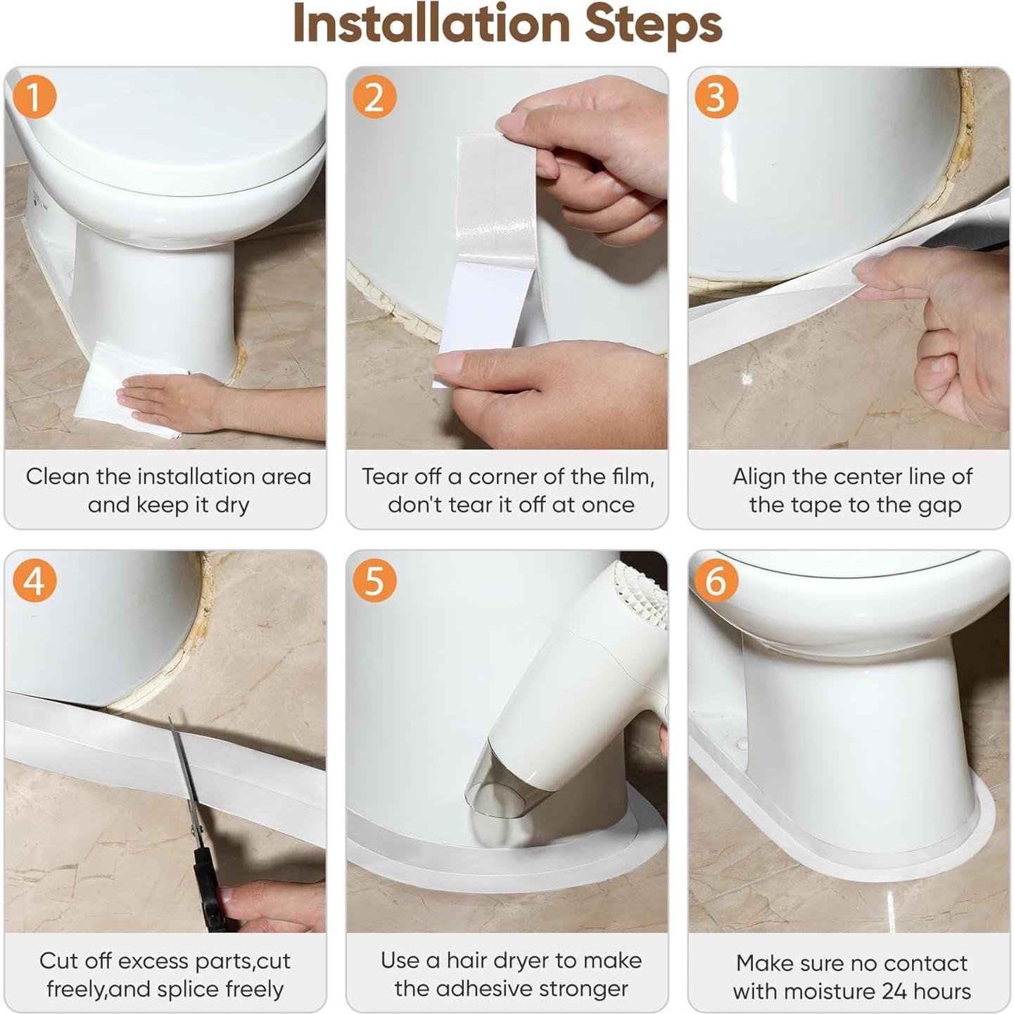 Cinta de Calafateo Autoadhesiva Blanca Effectlife 4 Rollos