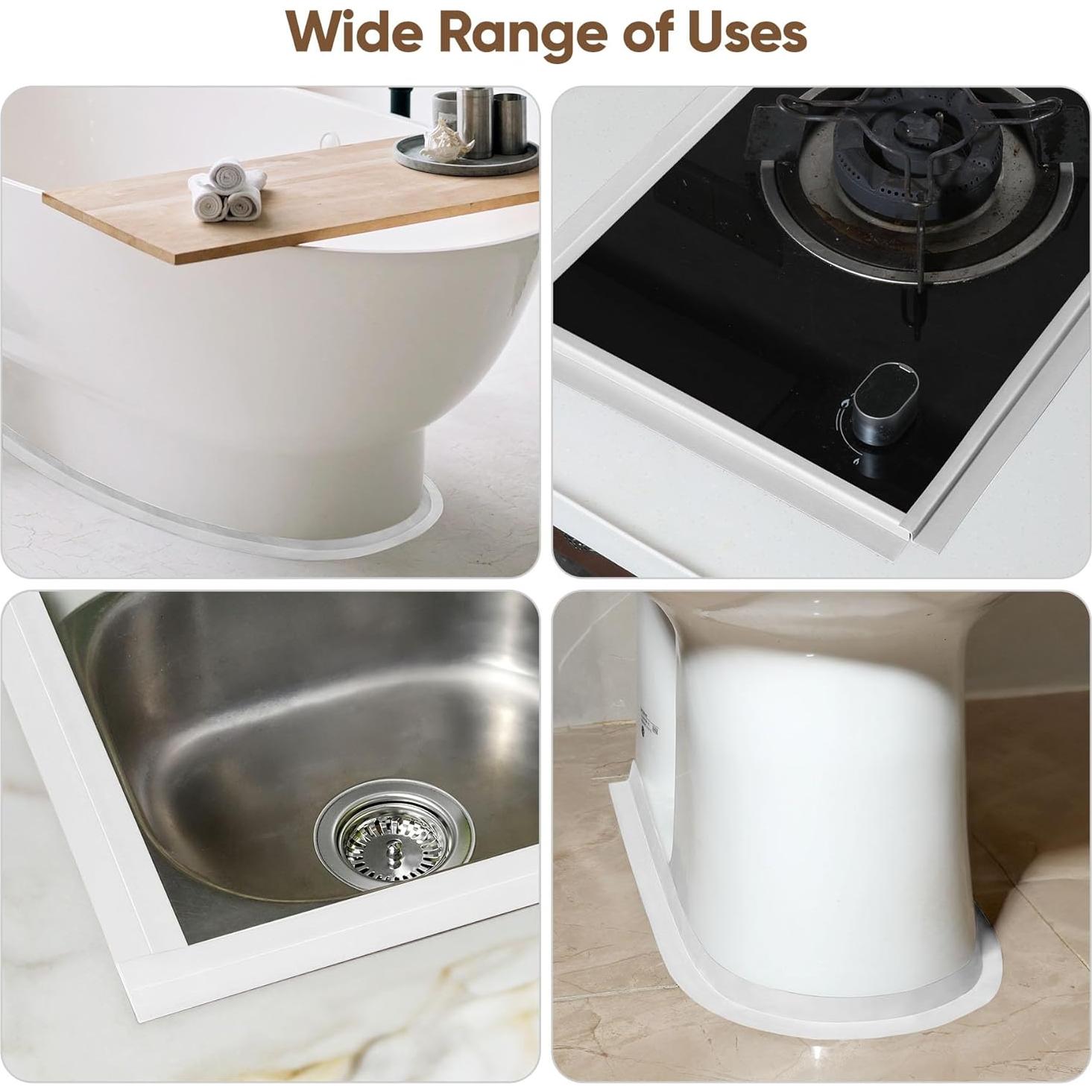 Cinta de Calafateo Autoadhesiva Blanca Effectlife 4 Rollos