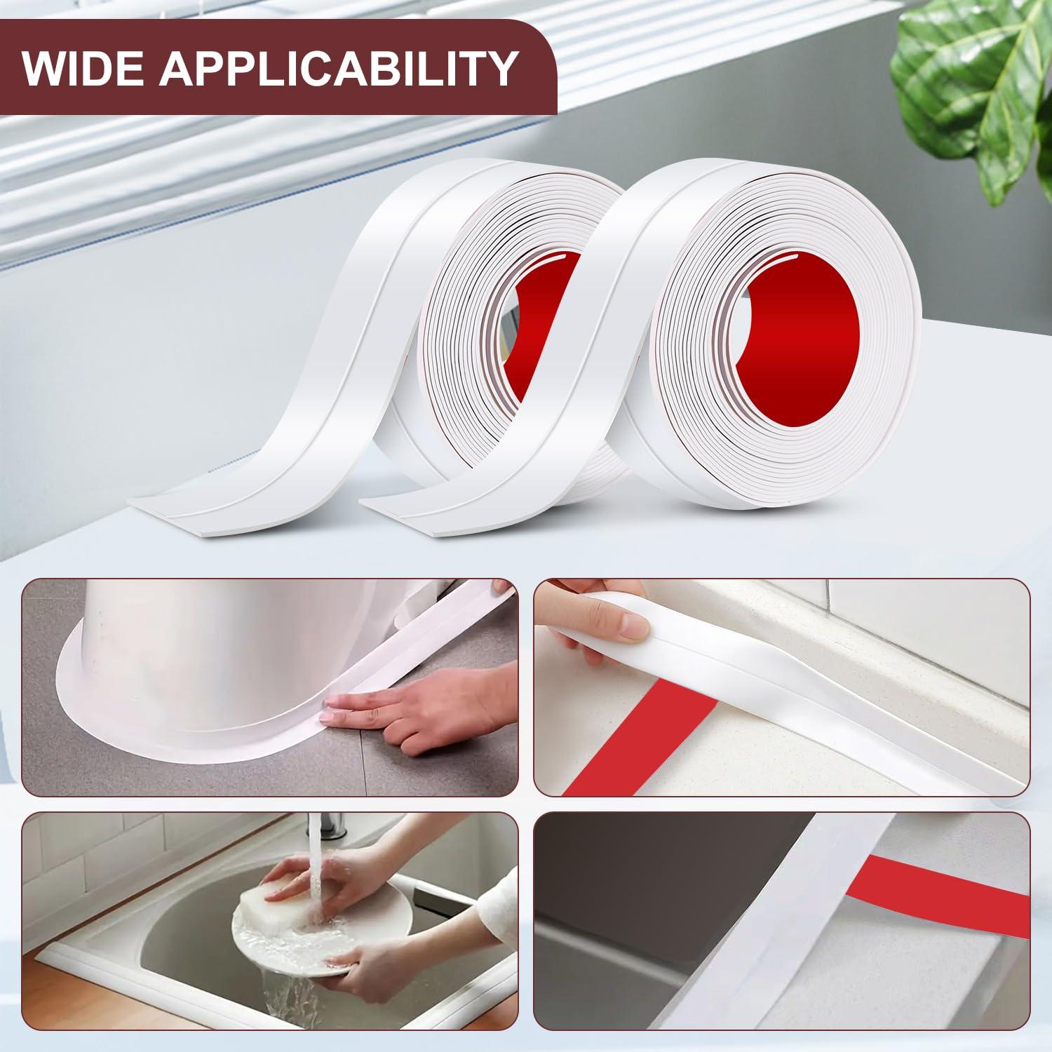 Cinta de Calafateo Blanca Autoadhesiva Kwtpsg 38mm x 3.2m