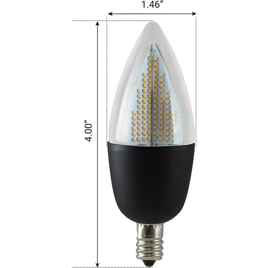 Bombilla LED Euri Lighting ECA9.5-2120fcb 1W Candelabro 1800K