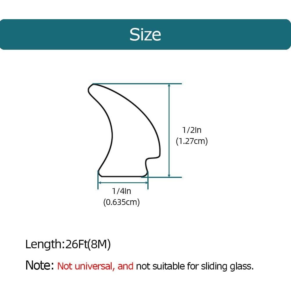 Sello de Ventana RV Tintvent 8m Goma Engrosada 1.27cm