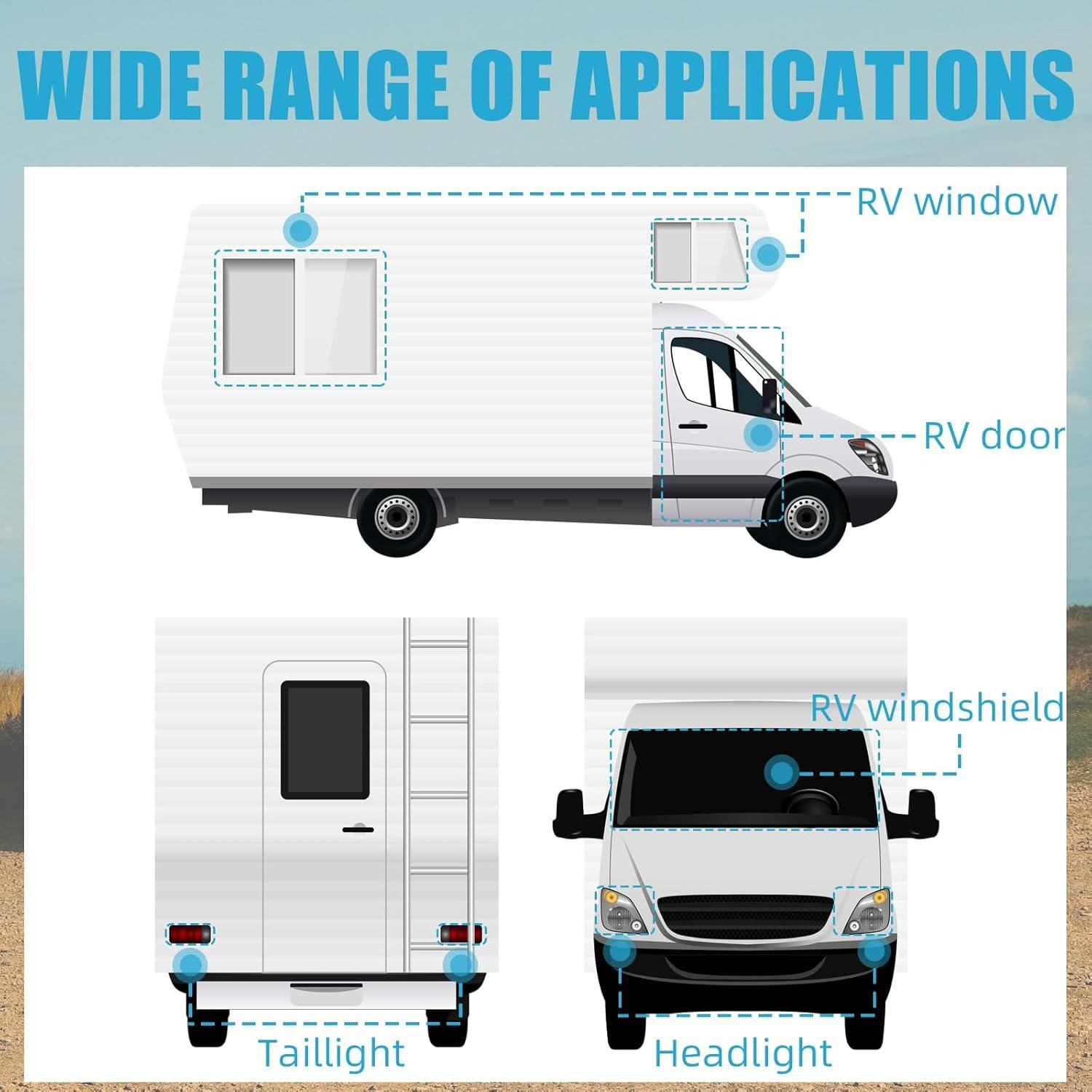 Cinta Selladora de Butilo TAGLLY 4M 8mm Impermeable para Autos