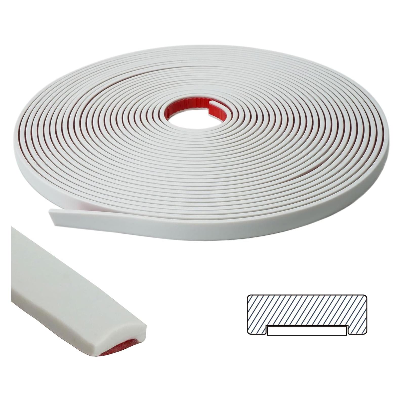 Moldura Autoadhesiva ZOWZOW 3m x 1cm Blanca Impermeable