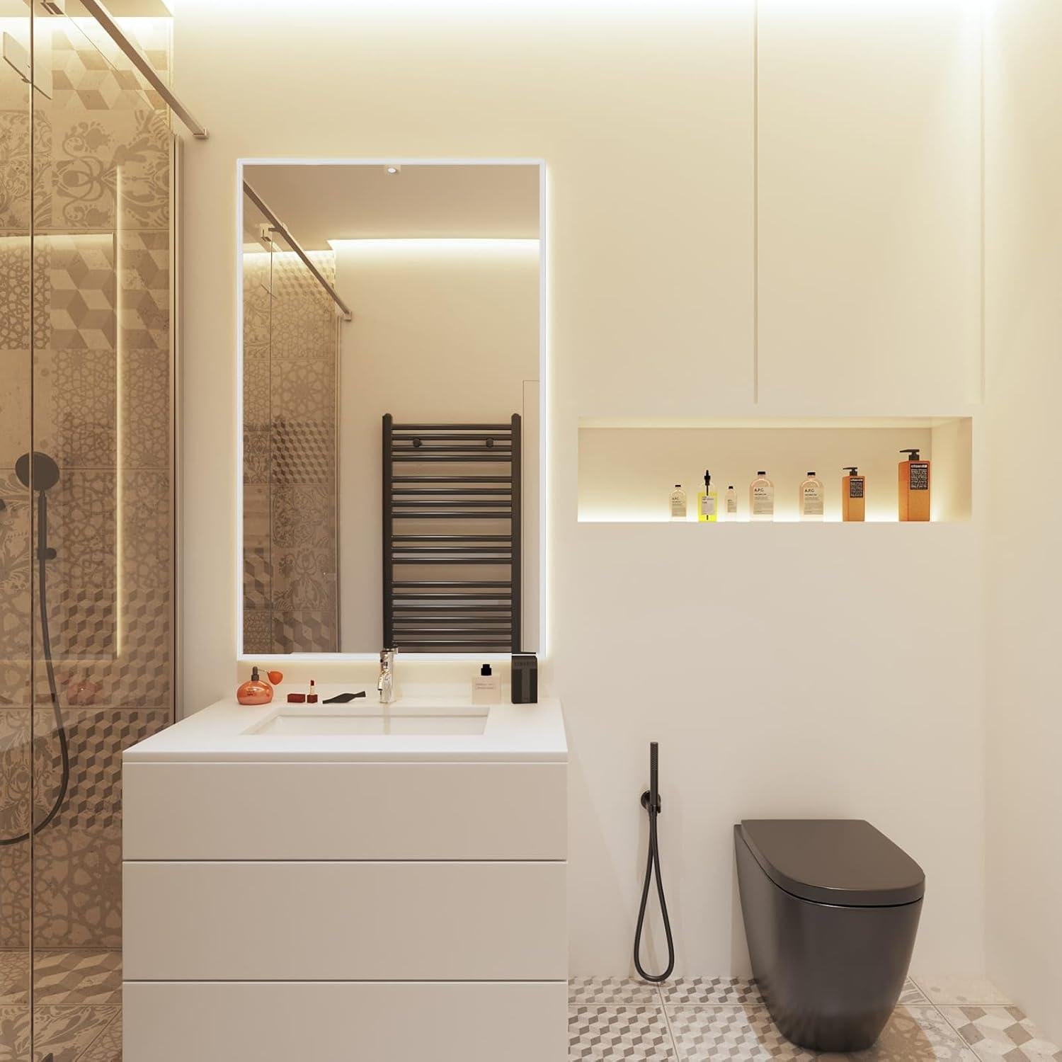 Moldura Autoadhesiva ZOWZOW 3m x 1cm Blanca Impermeable