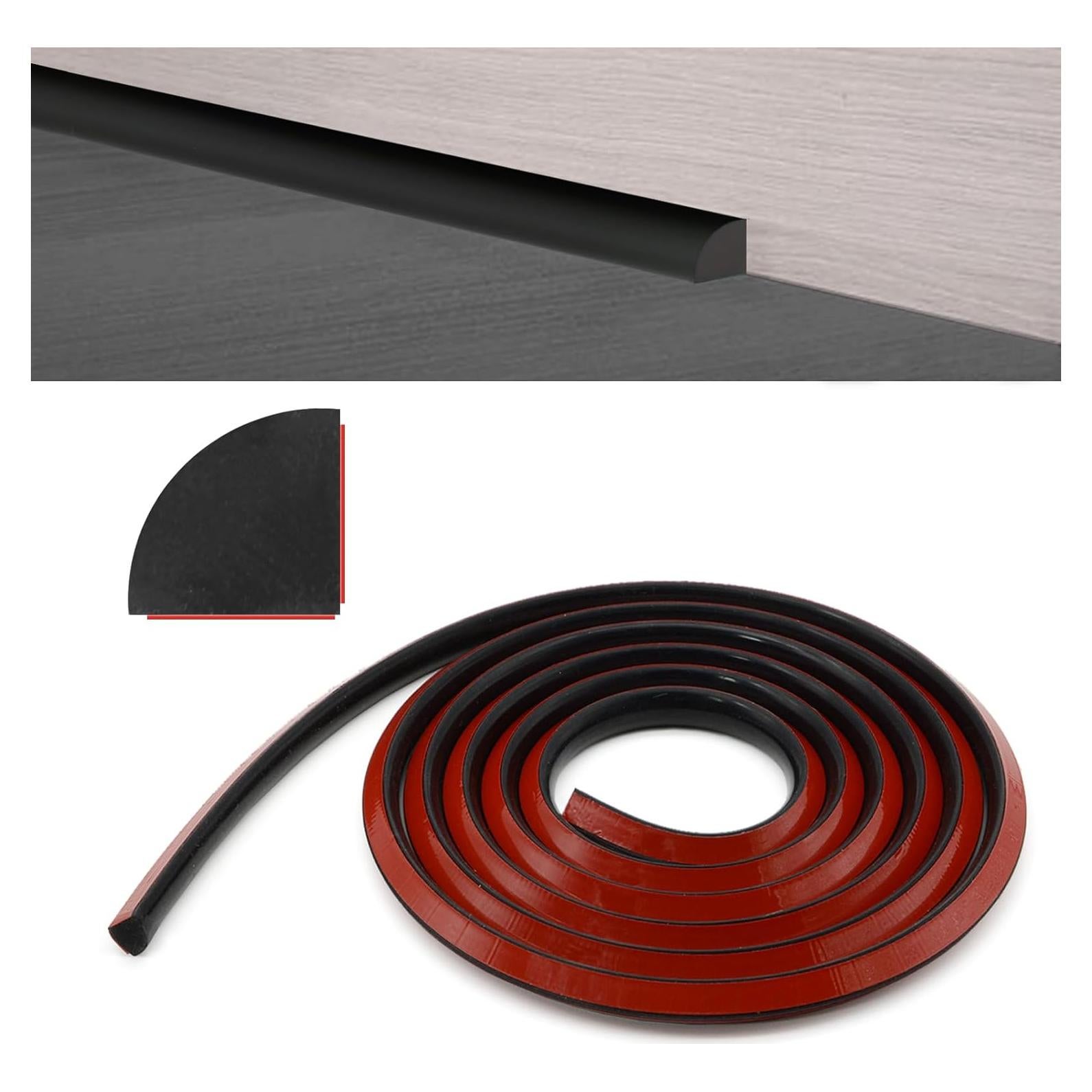 Moldura Flexible de Silicona VLKAVIVA 198.12 cm Negra