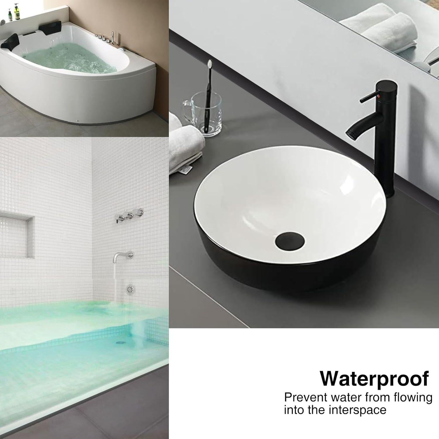 Moldura Flexible de Silicona VLKAVIVA 198.12 cm Negra