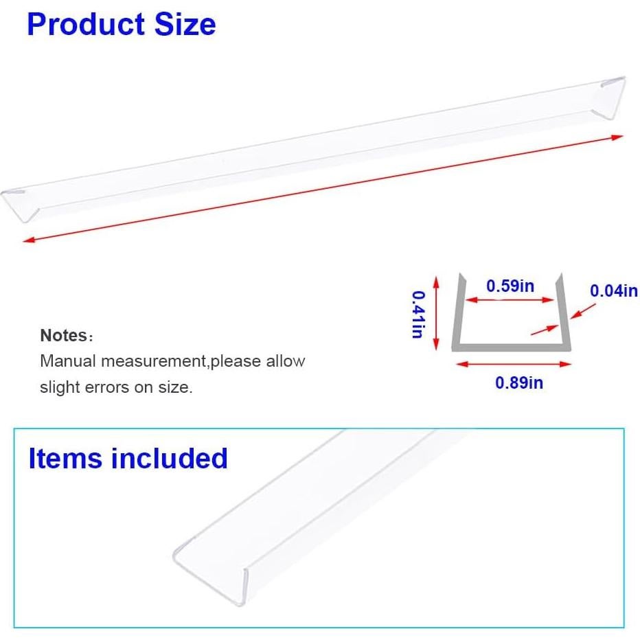 Protector de Borde de Plástico RICWINANN 14 Piezas 41.91 cm