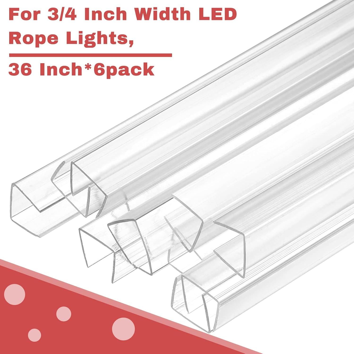 Protector de Borde de Plástico Transparente Chunful 6 Pzas 36"