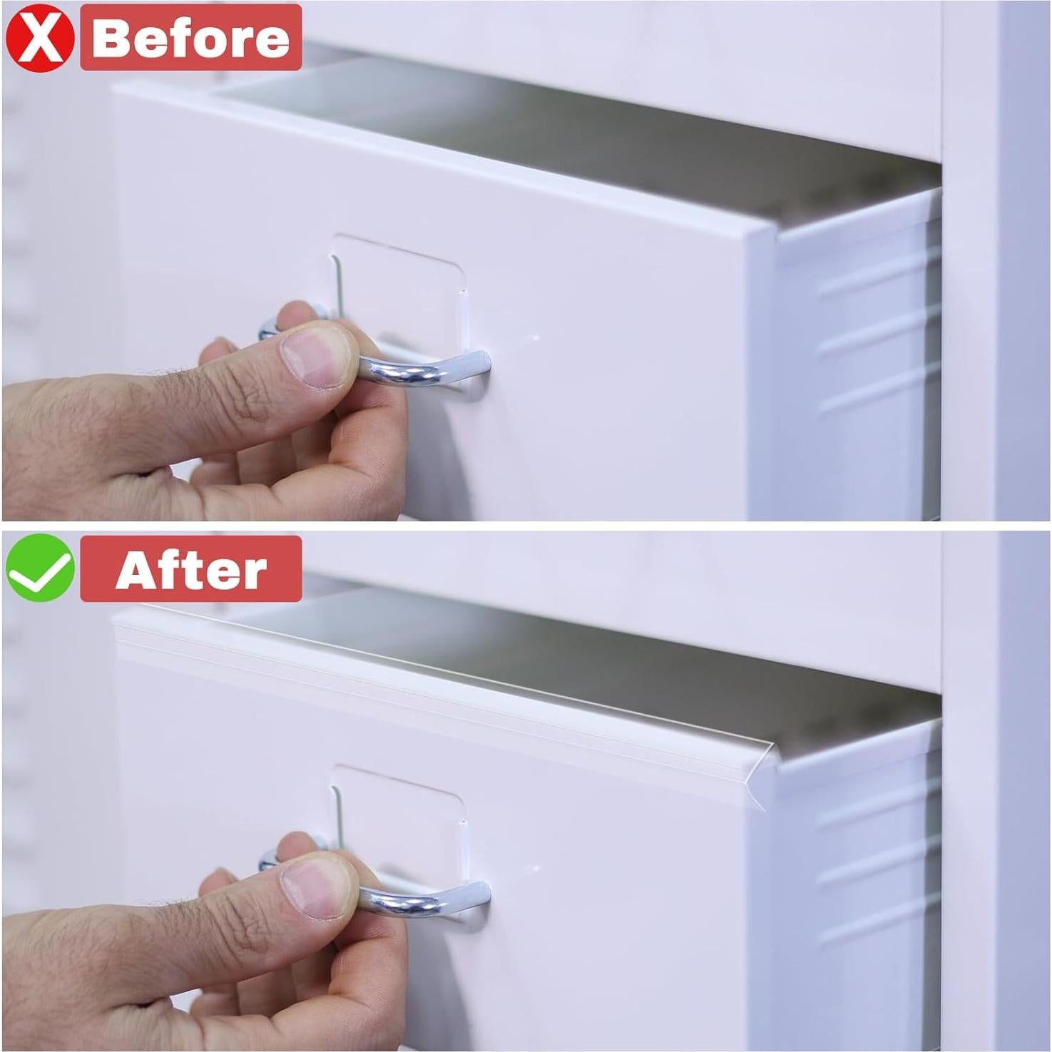 Protector de Borde de Plástico Transparente Chunful 6 Pzas 36"