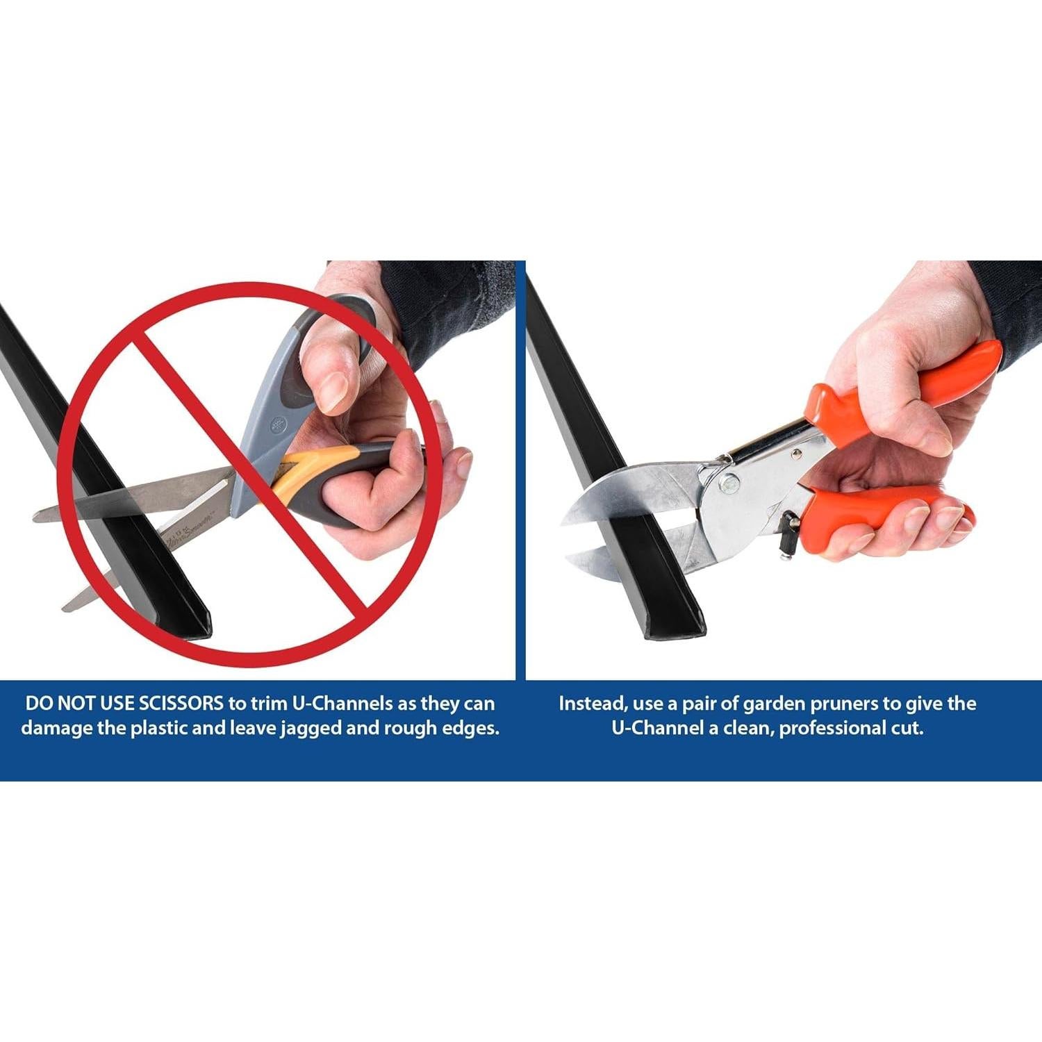 Protector de Borde para Puerta de Gabinete Outwater 3/4" Claro - Paquete de 8