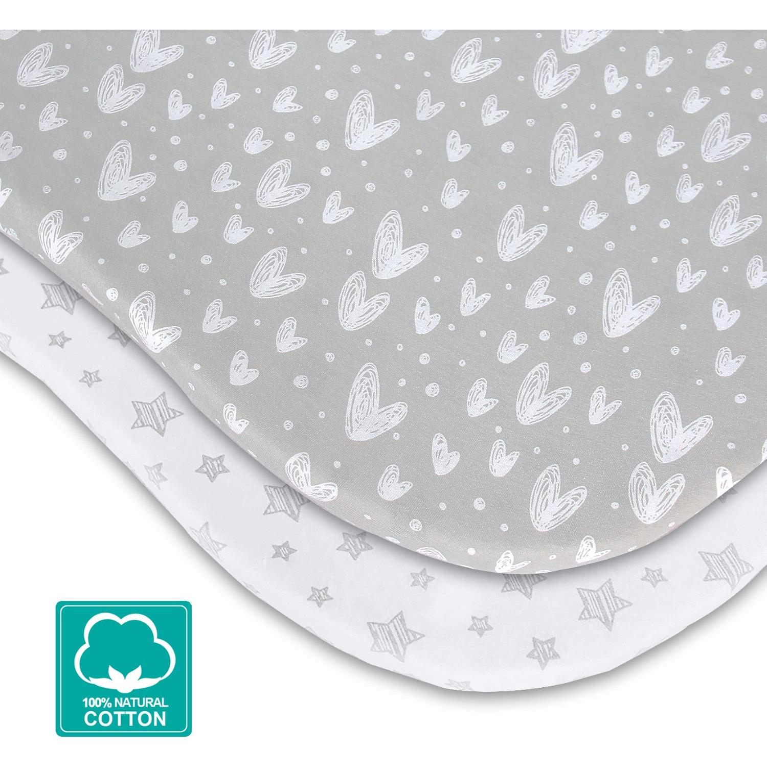 Sábanas para Cuna Biloban 100% Algodón Estampadas 2 Piezas