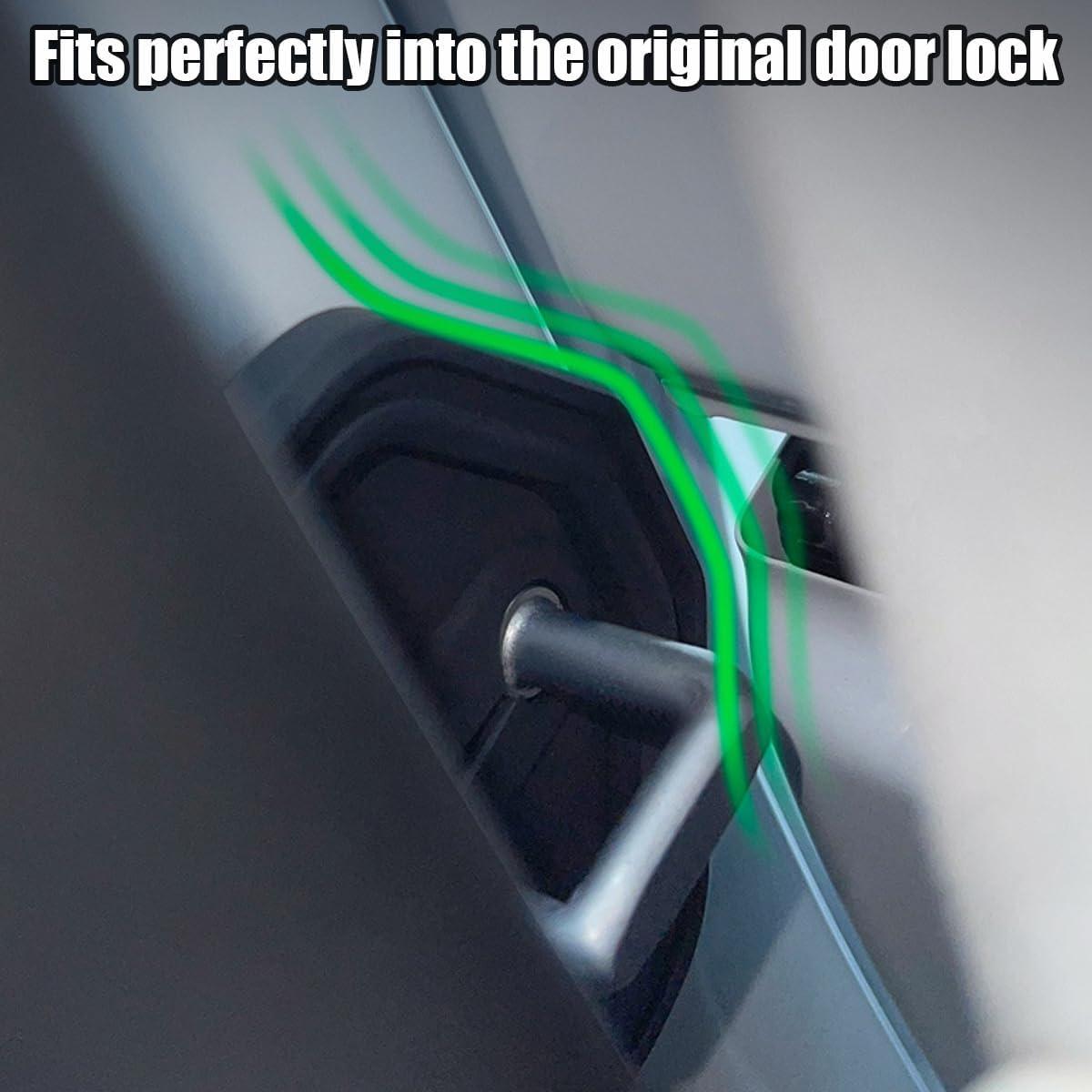 6PCS Car Door Lock Cover Buckle Decor Trim, Vehicle Door Screw Protector Sticker, Rustproof Auto Exterior Accessories Compatible with Renegade Grand Cherokee Compass Patriot